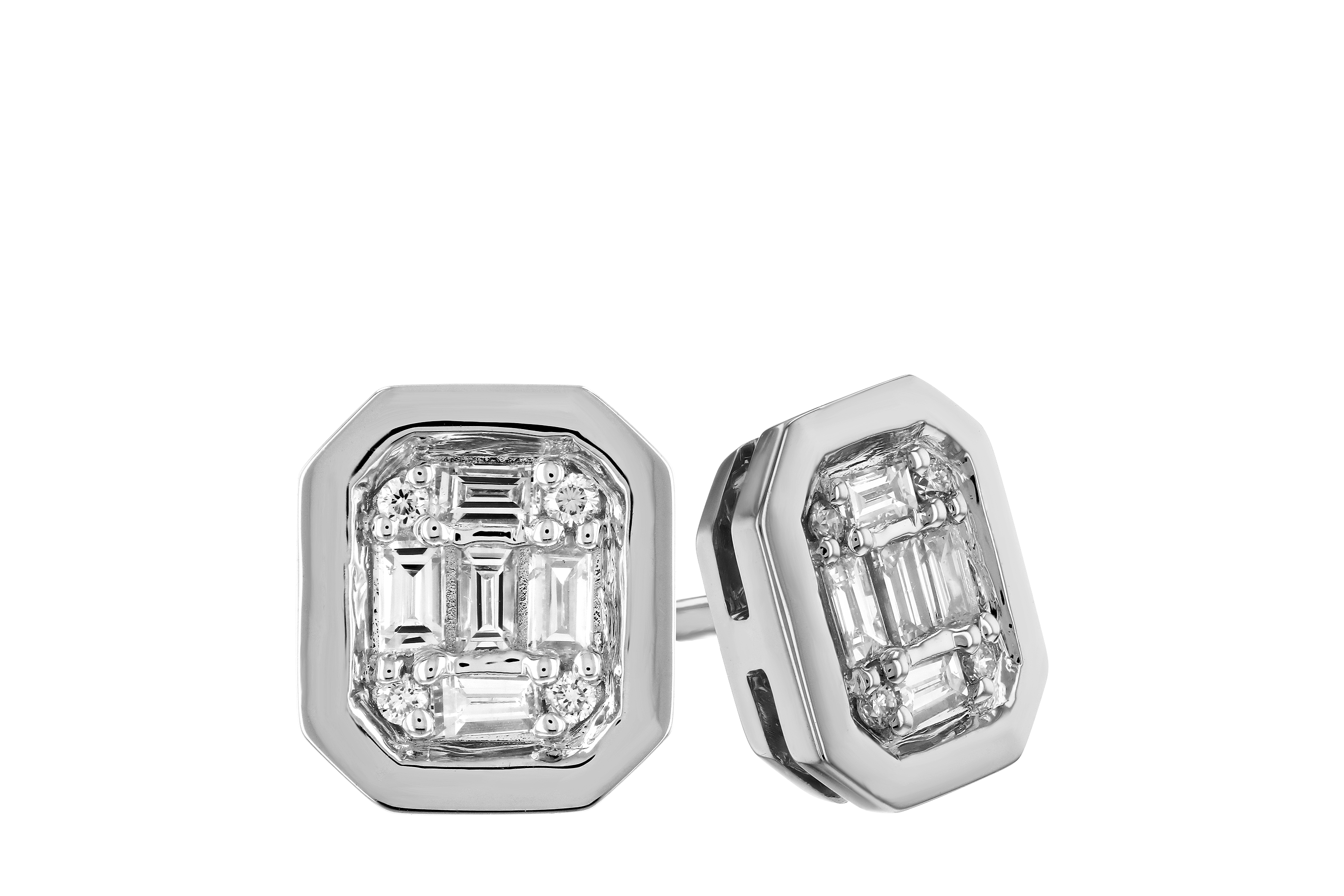 F282-98879: EARRINGS .13 BAG .16 TW