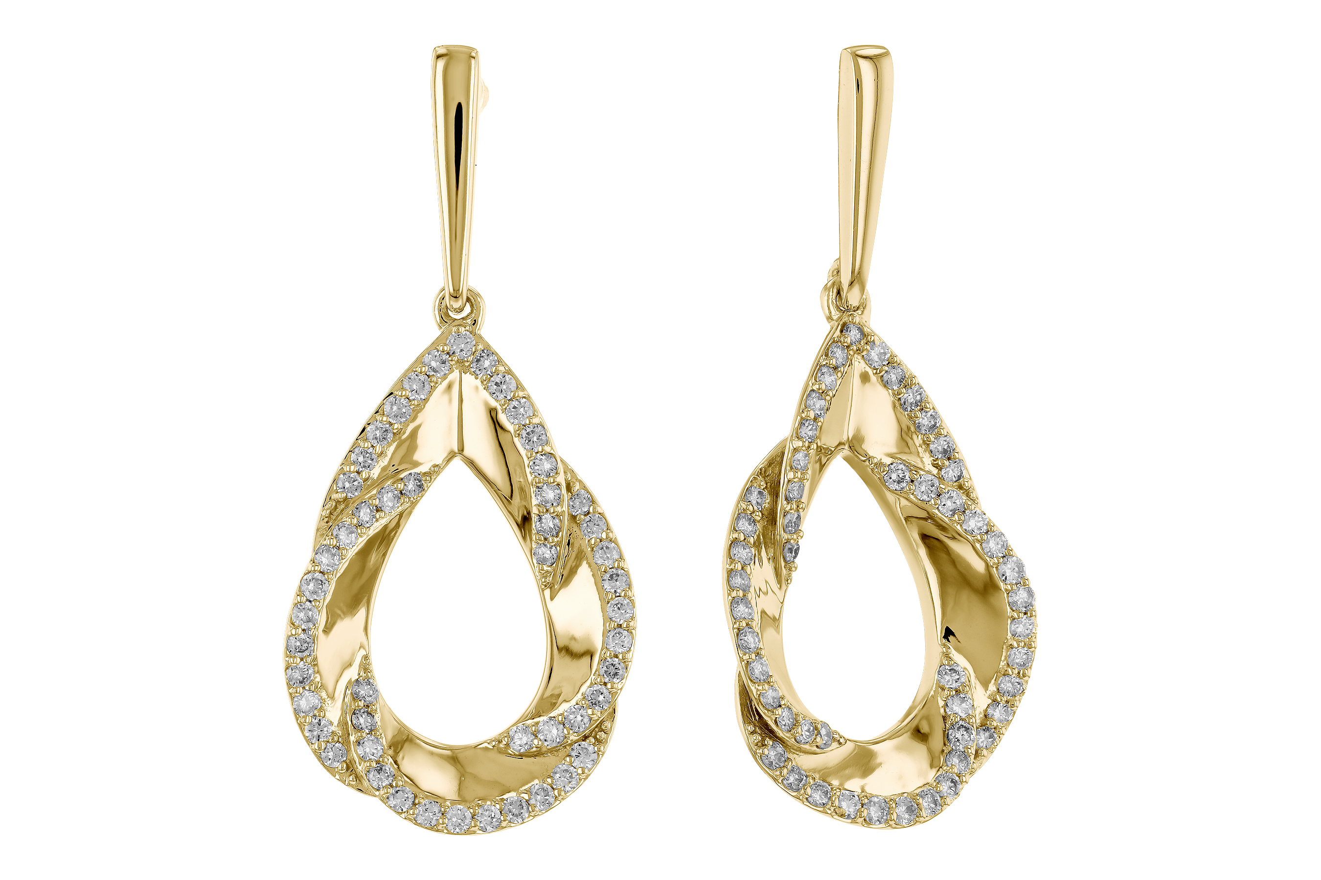 F283-84352: EARRINGS .50 TW