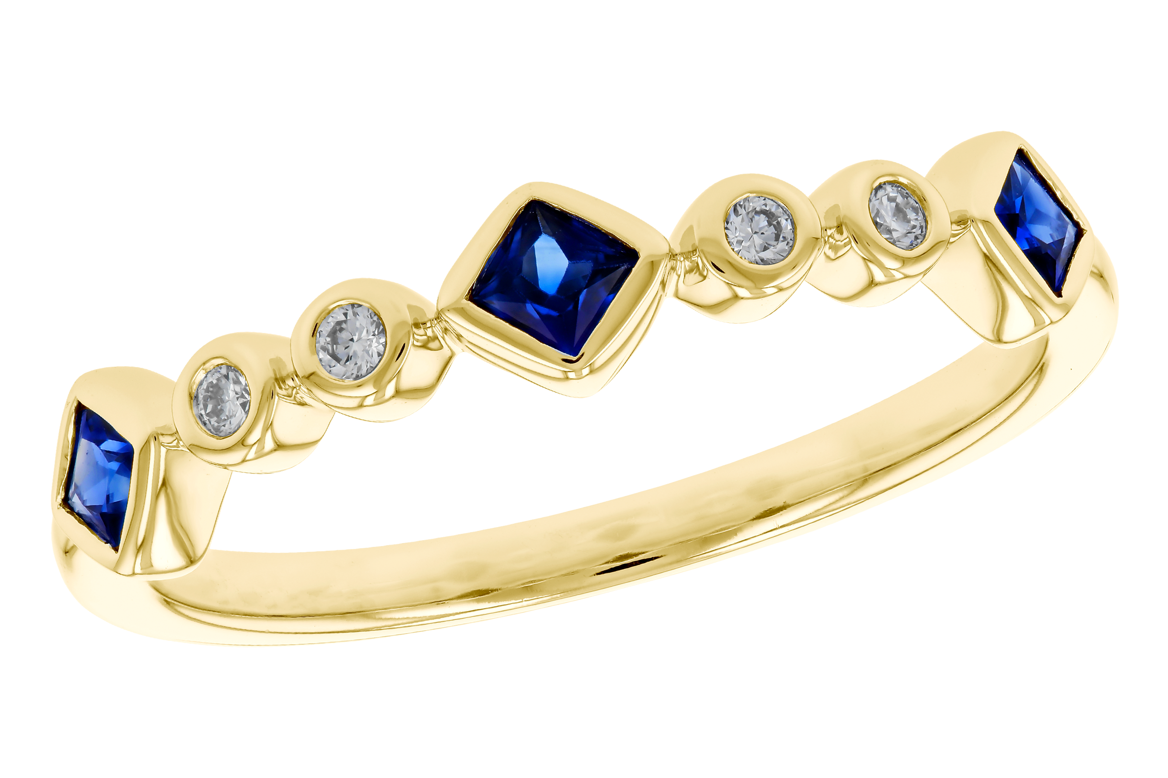 F283-87006: LDS WED RG .25 SAPPHIRE .30 TGW