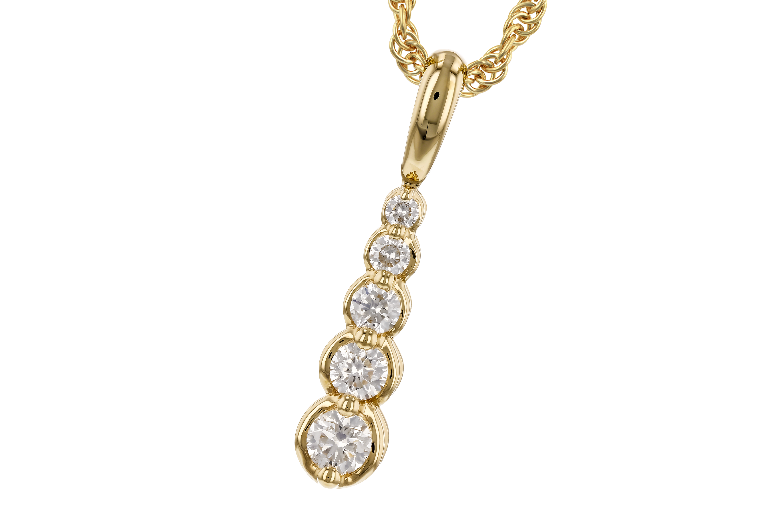 F283-87943: NECKLACE .25 TW