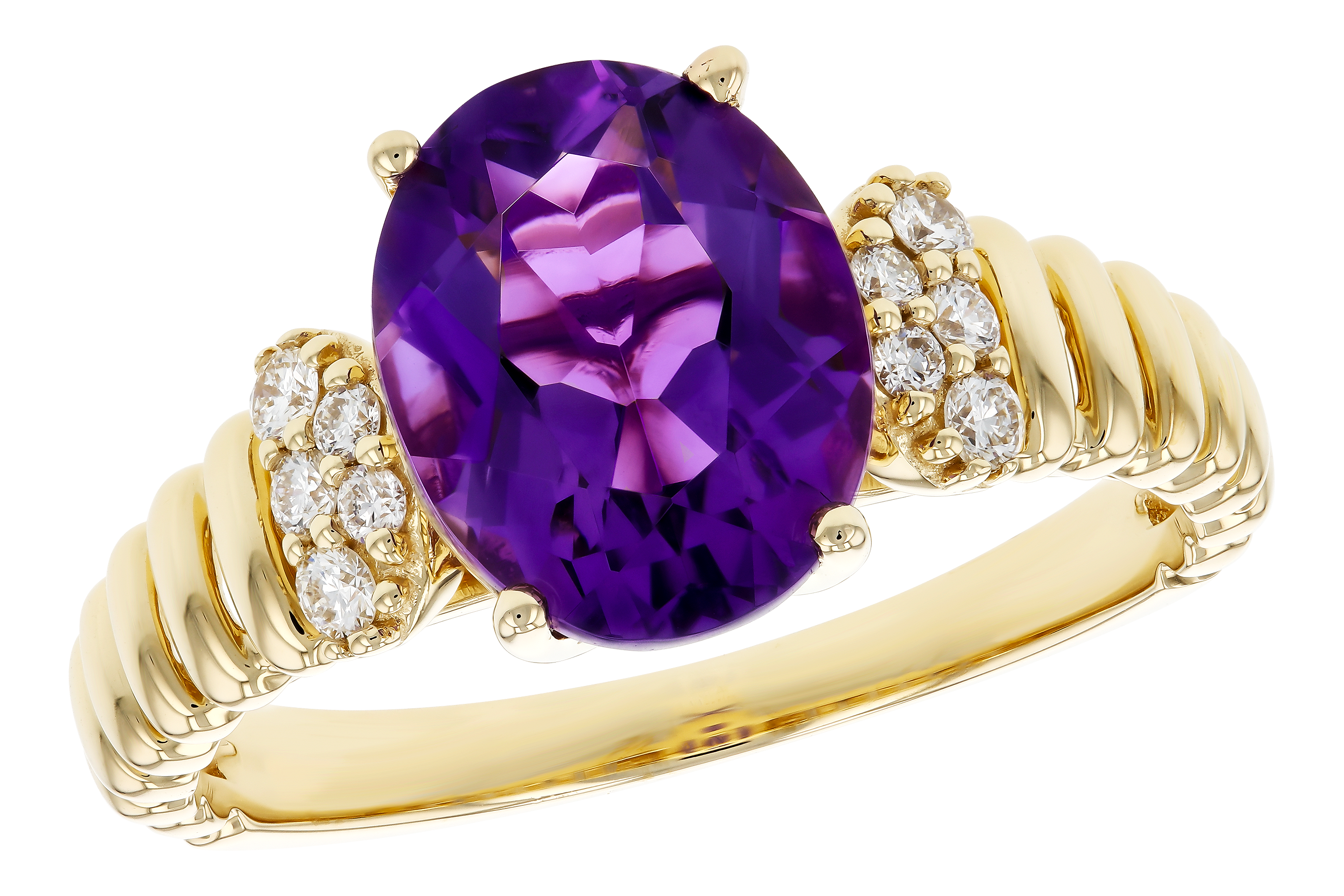 F284-73388: LDS RG 2.12 AMETHYST 2.26 TGW (10x8MM AMY)