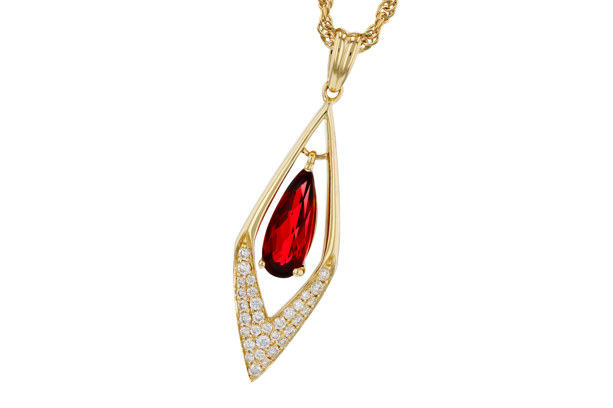 F284-75206: NECK .93 GARNET 1.10 TGW (10x4MM GAR)