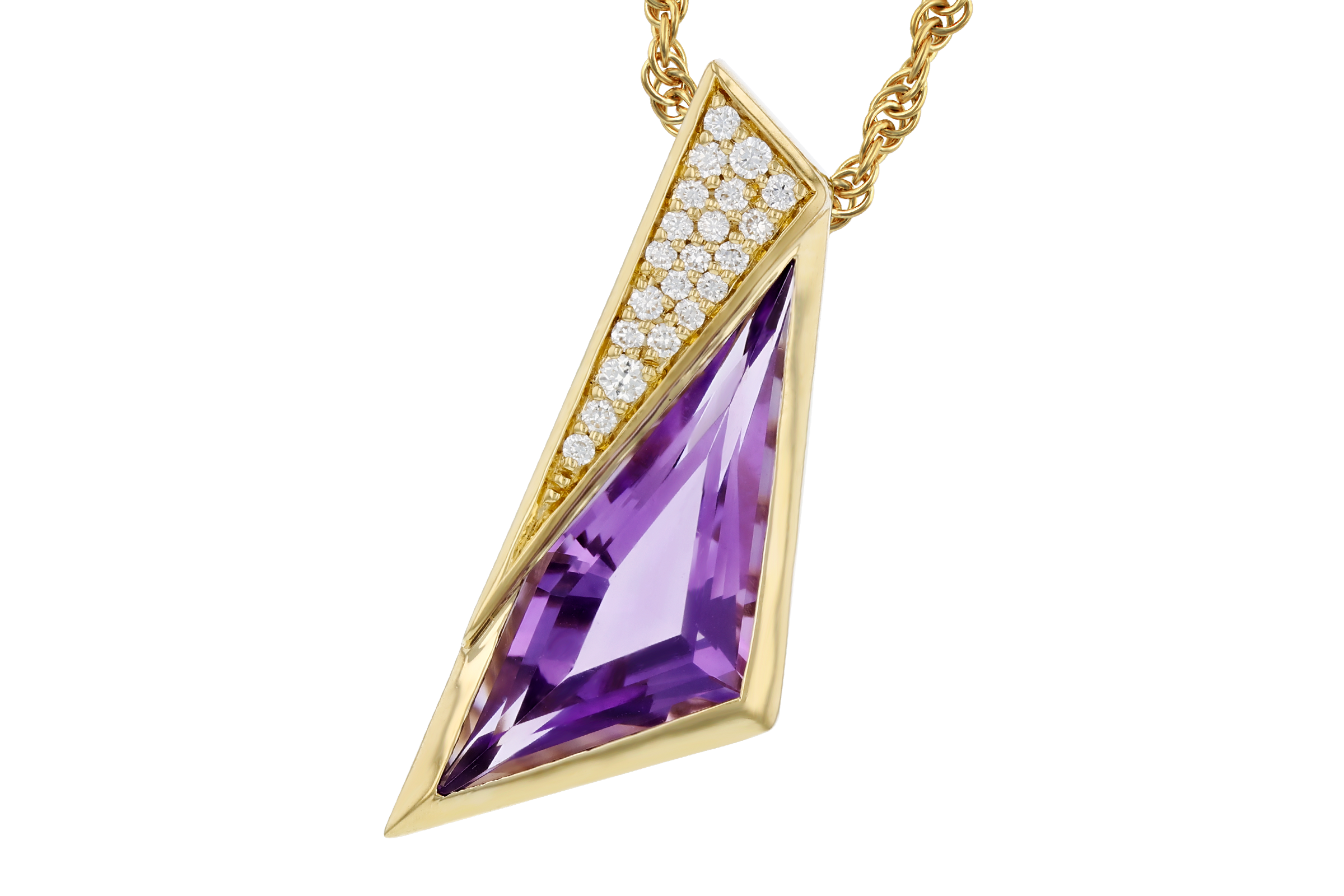 F284-75243: NECKLACE 2.24 AMETHYST 2.33 TGW