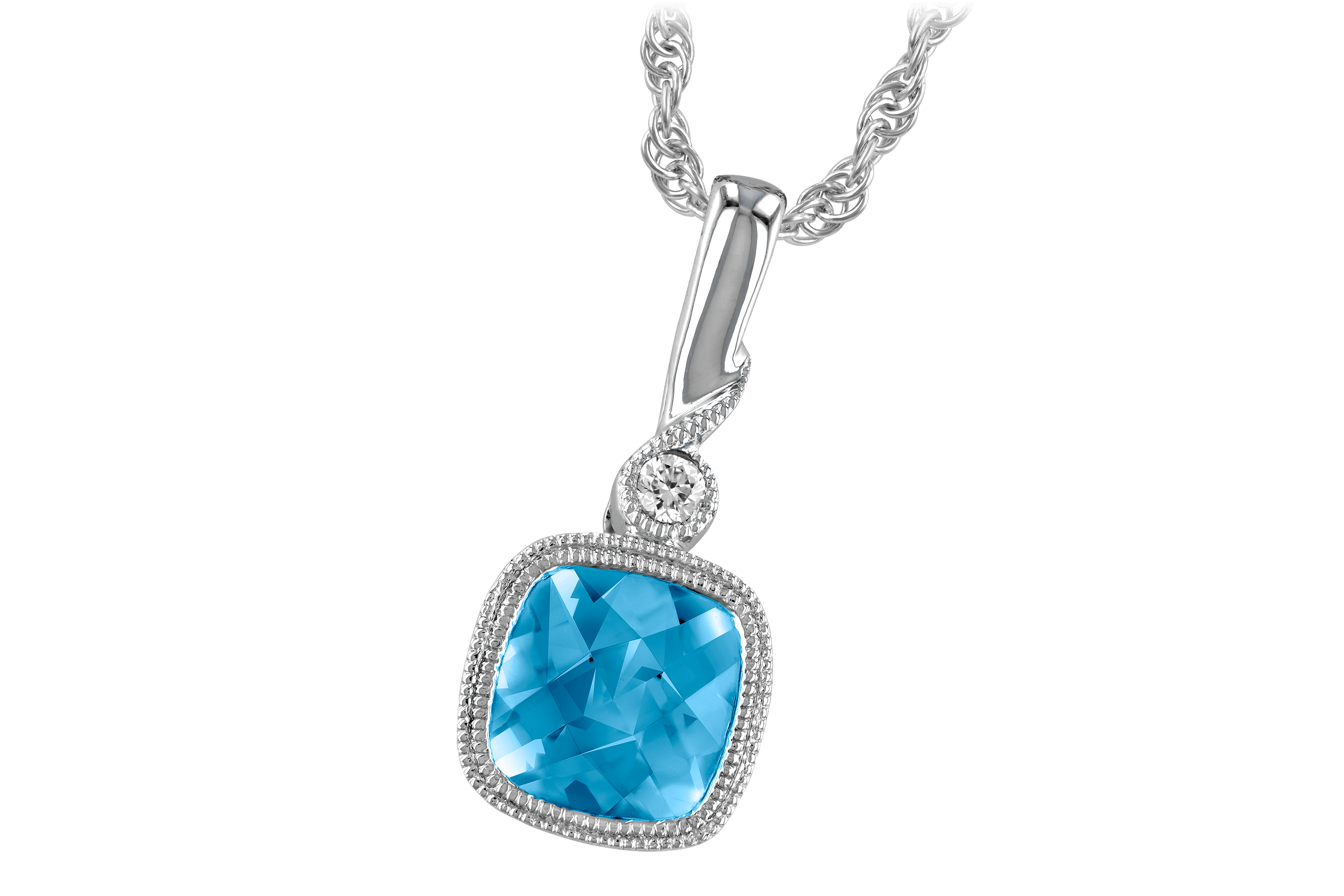 G195-70679: NECK 1.03 BLUE TOPAZ 1.05 TGW