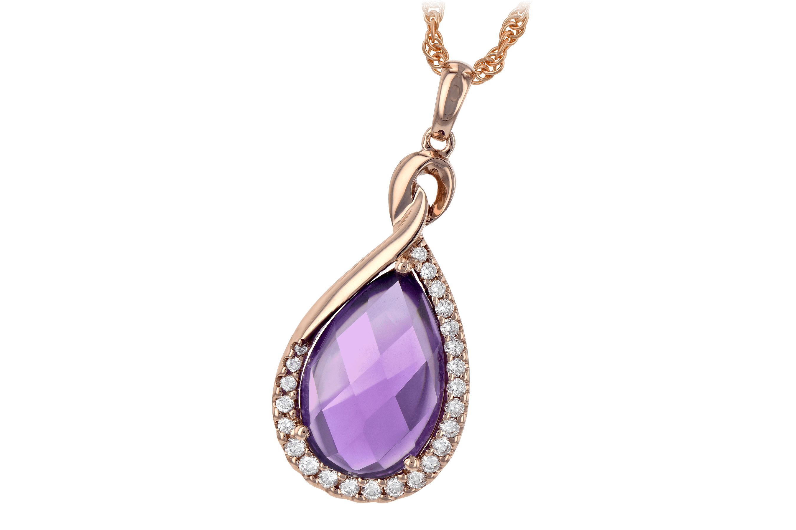 G198-45270: NECK 3.91 AMETHYST 4.10 TGW