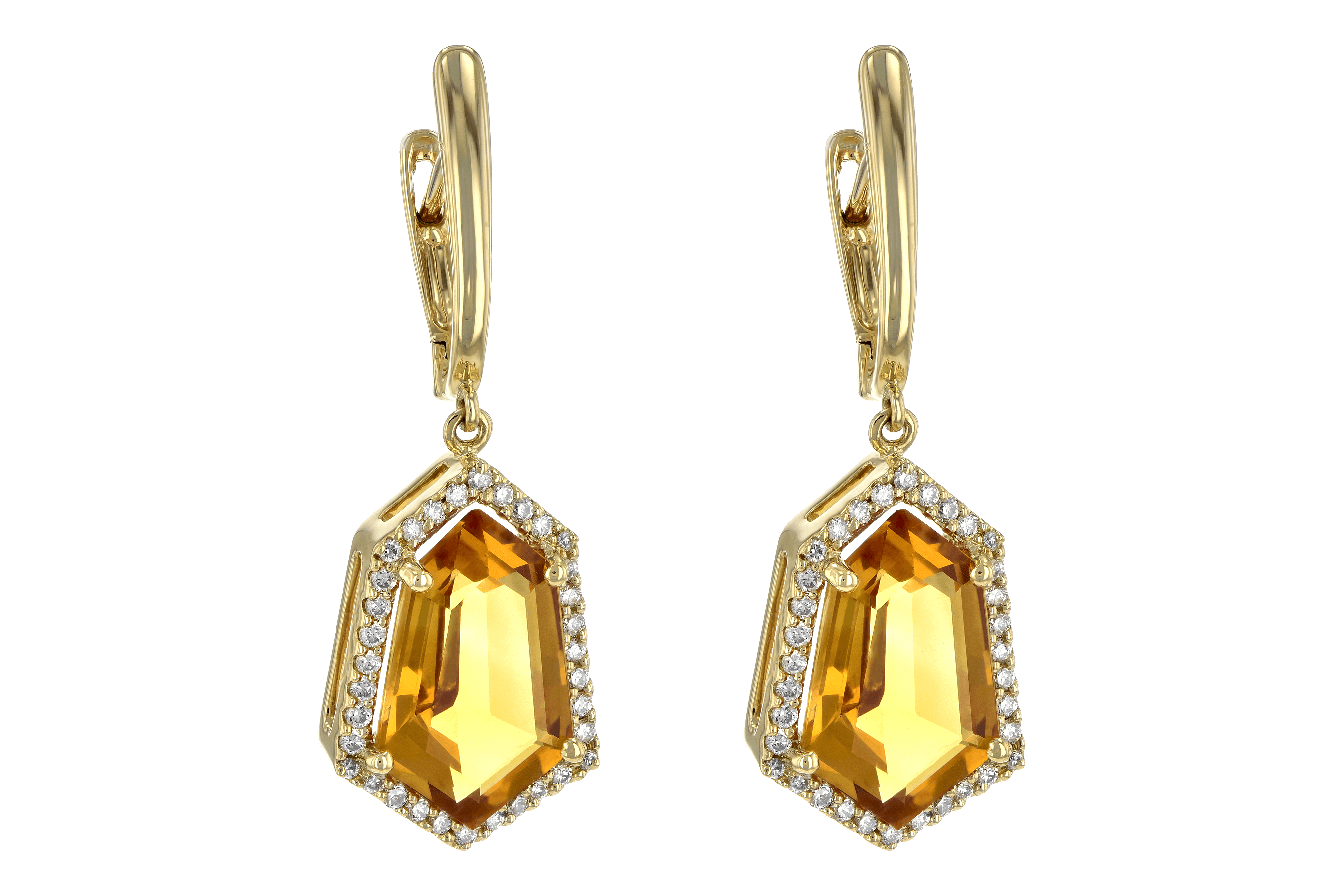 G199-28861: EARR 3.80 TW CITRINE 4.05 TGW