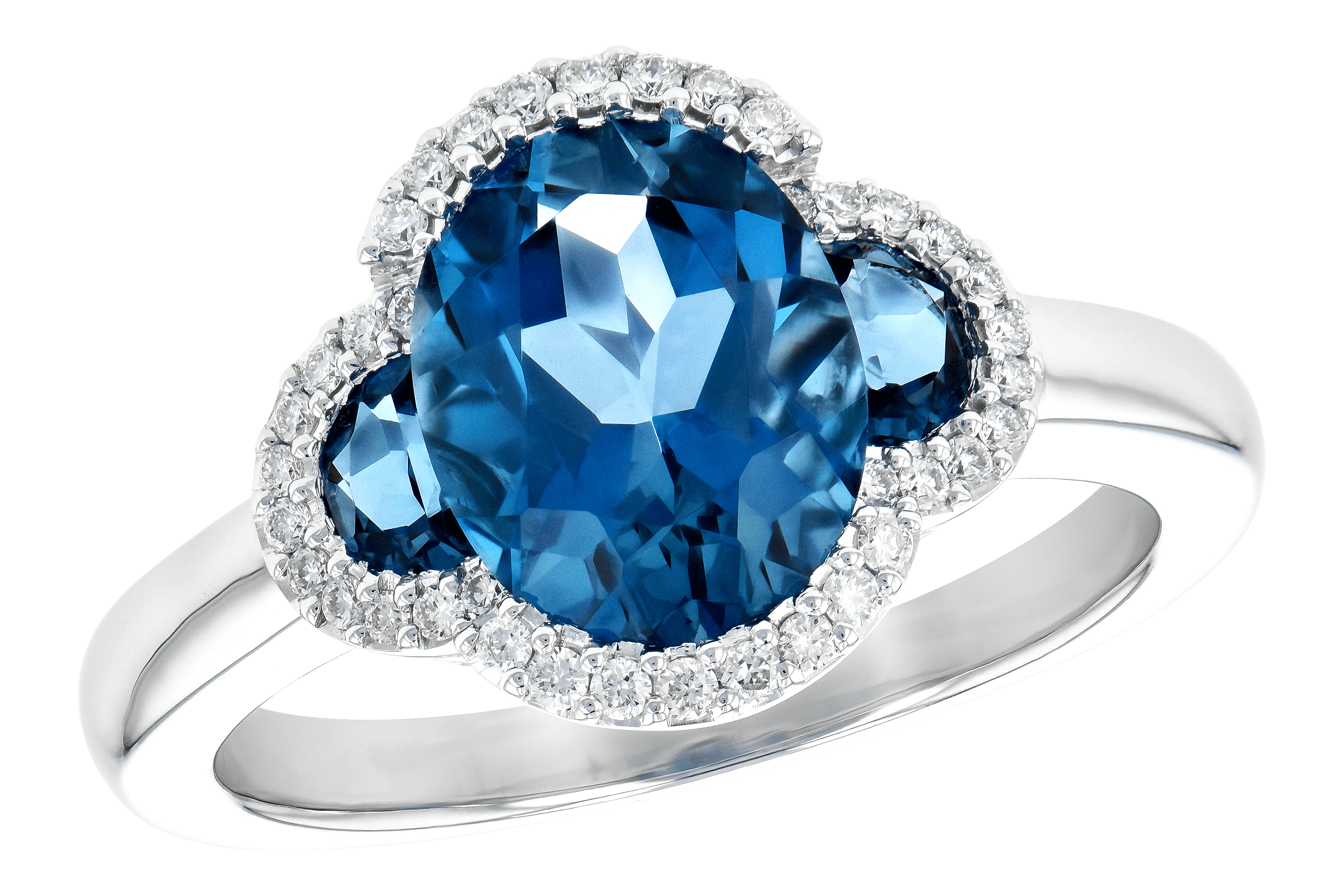 G199-33424: LDS RG 3.04 TW LONDON BLUE TOPAZ 3.20 TGW