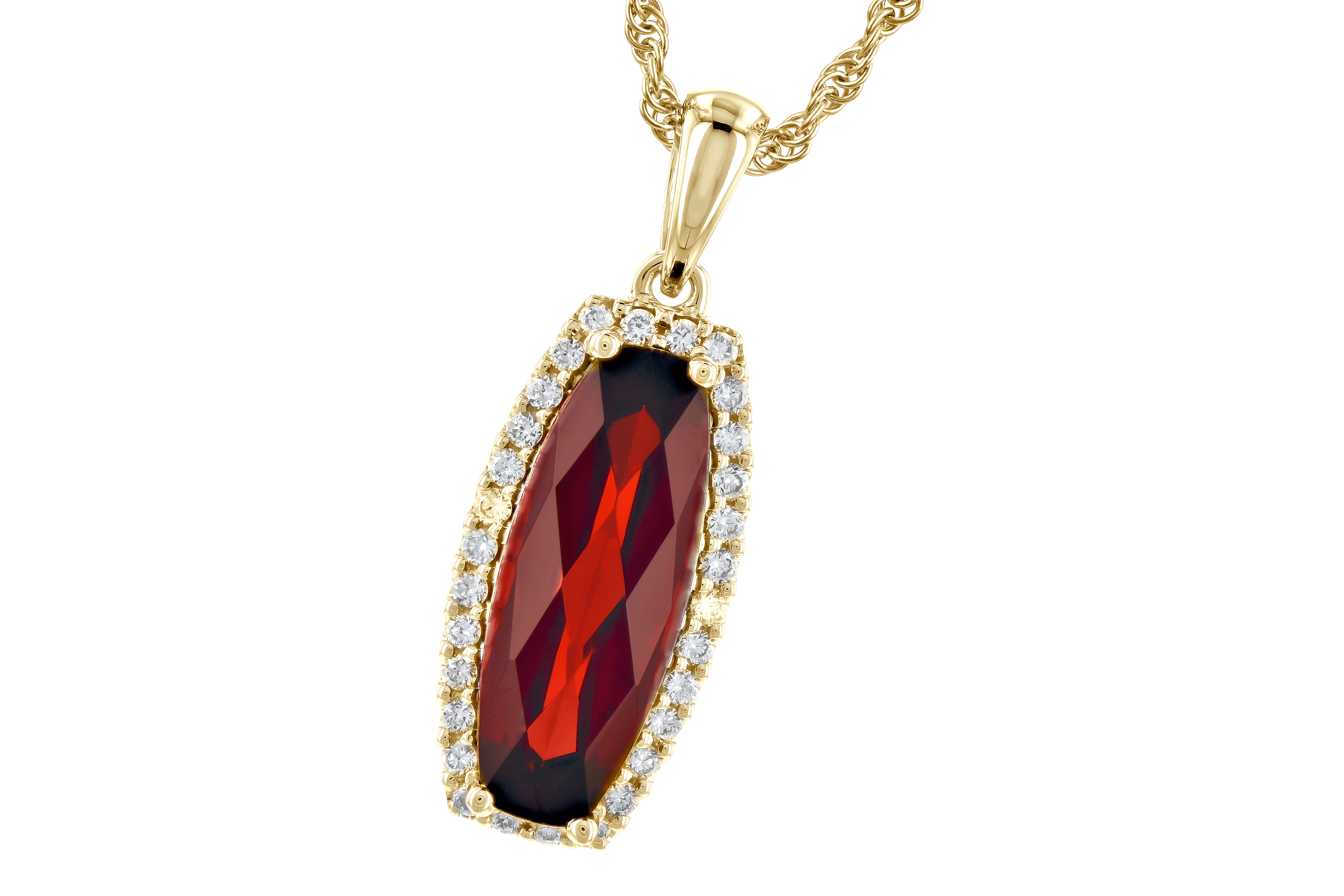 G282-02524: NECK 1.75 GARNET 1.87 TGW