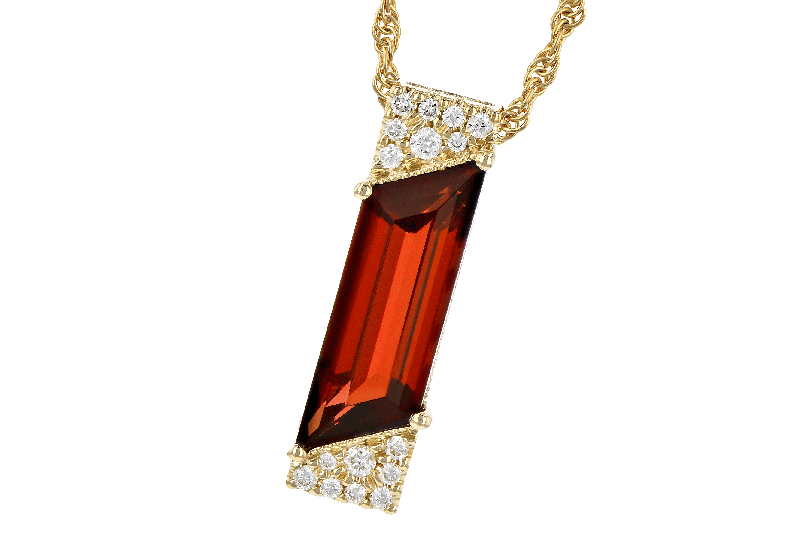 G282-04306: NECK 2.16 GARNET 2.25 TGW