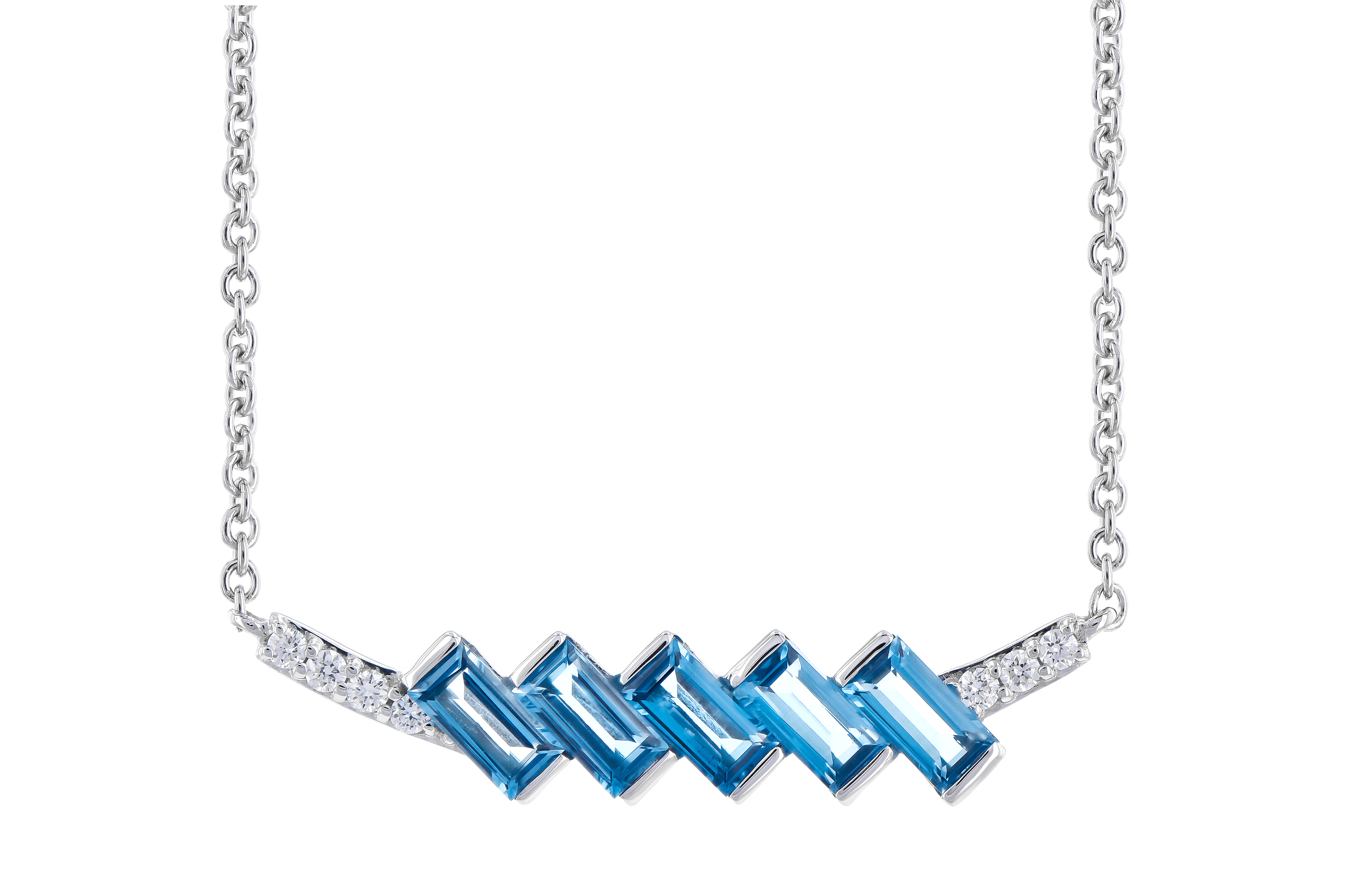 G282-07979: NECK .75 LONDON BLUE TOPAZ .80 TGW