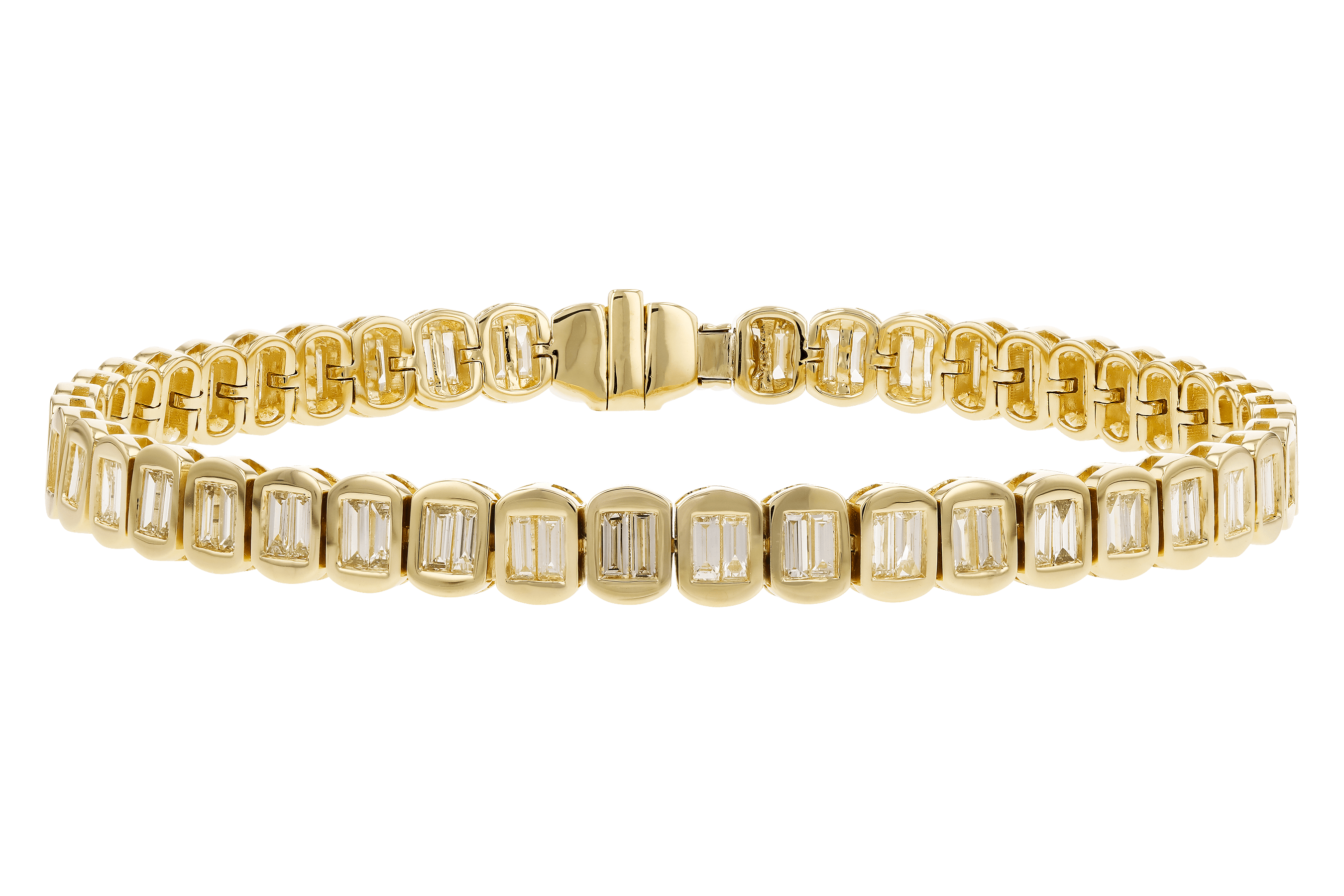 G283-82524: BRACELET 2.30 TW BAGUETTE (7")