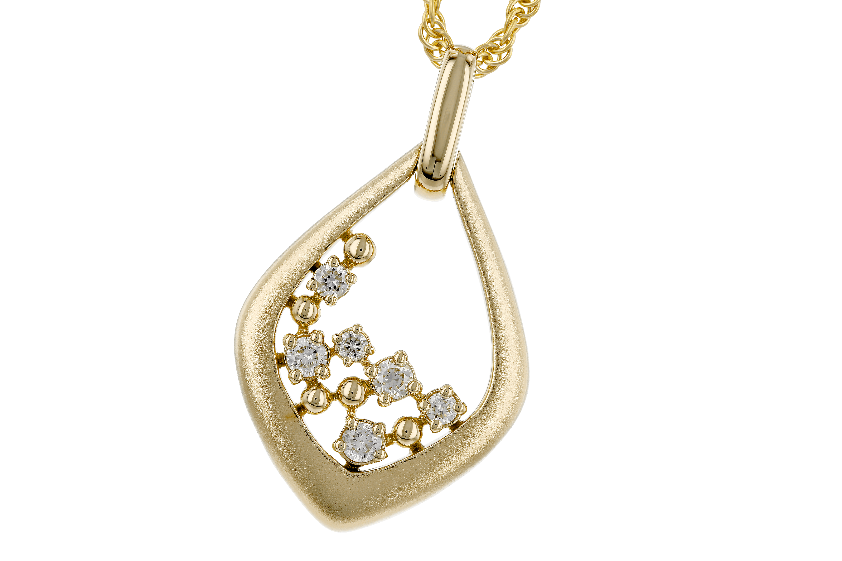 G283-84324: NECKLACE .25 TW