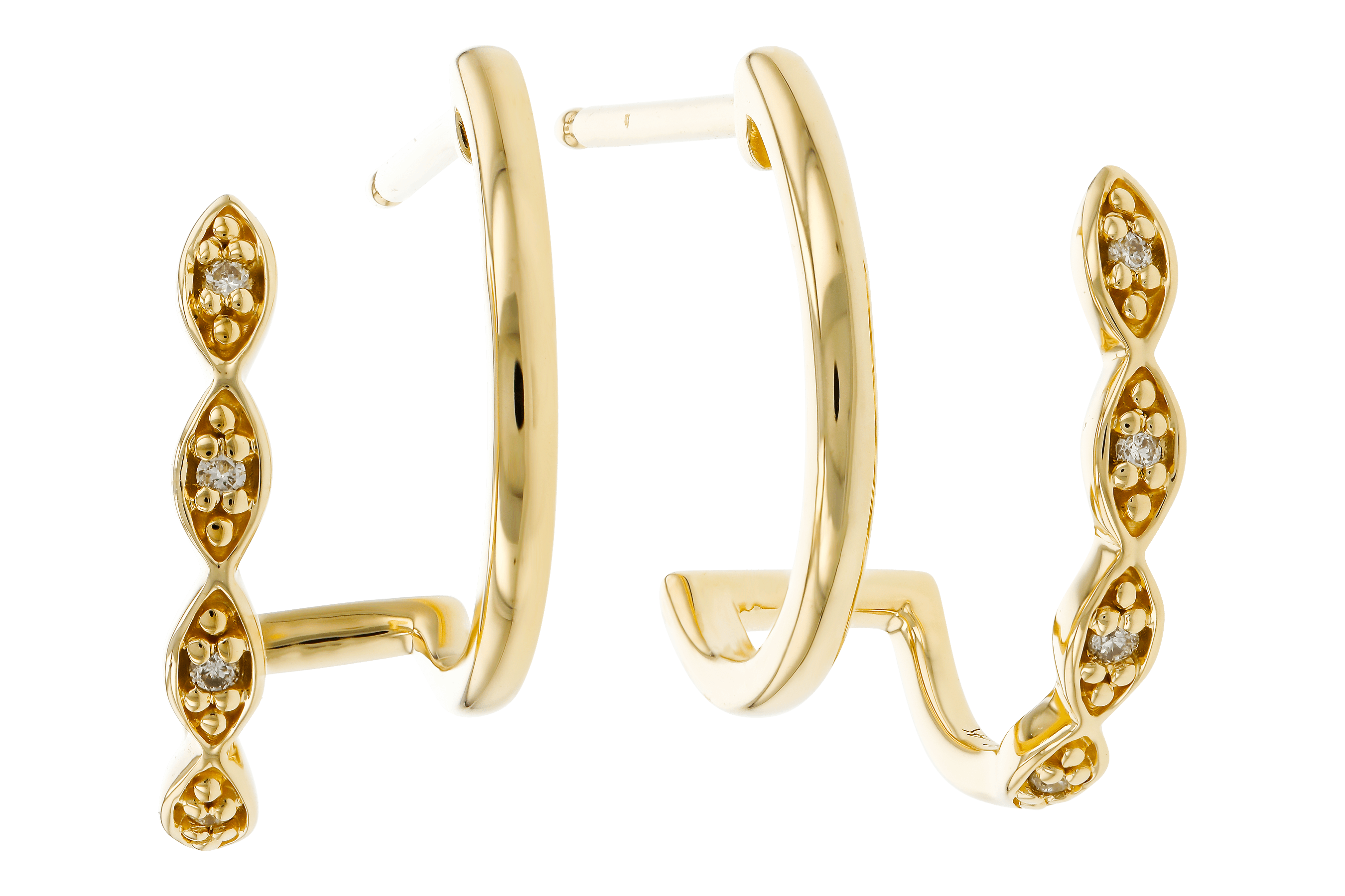 G283-86106: EARRINGS .03 TW