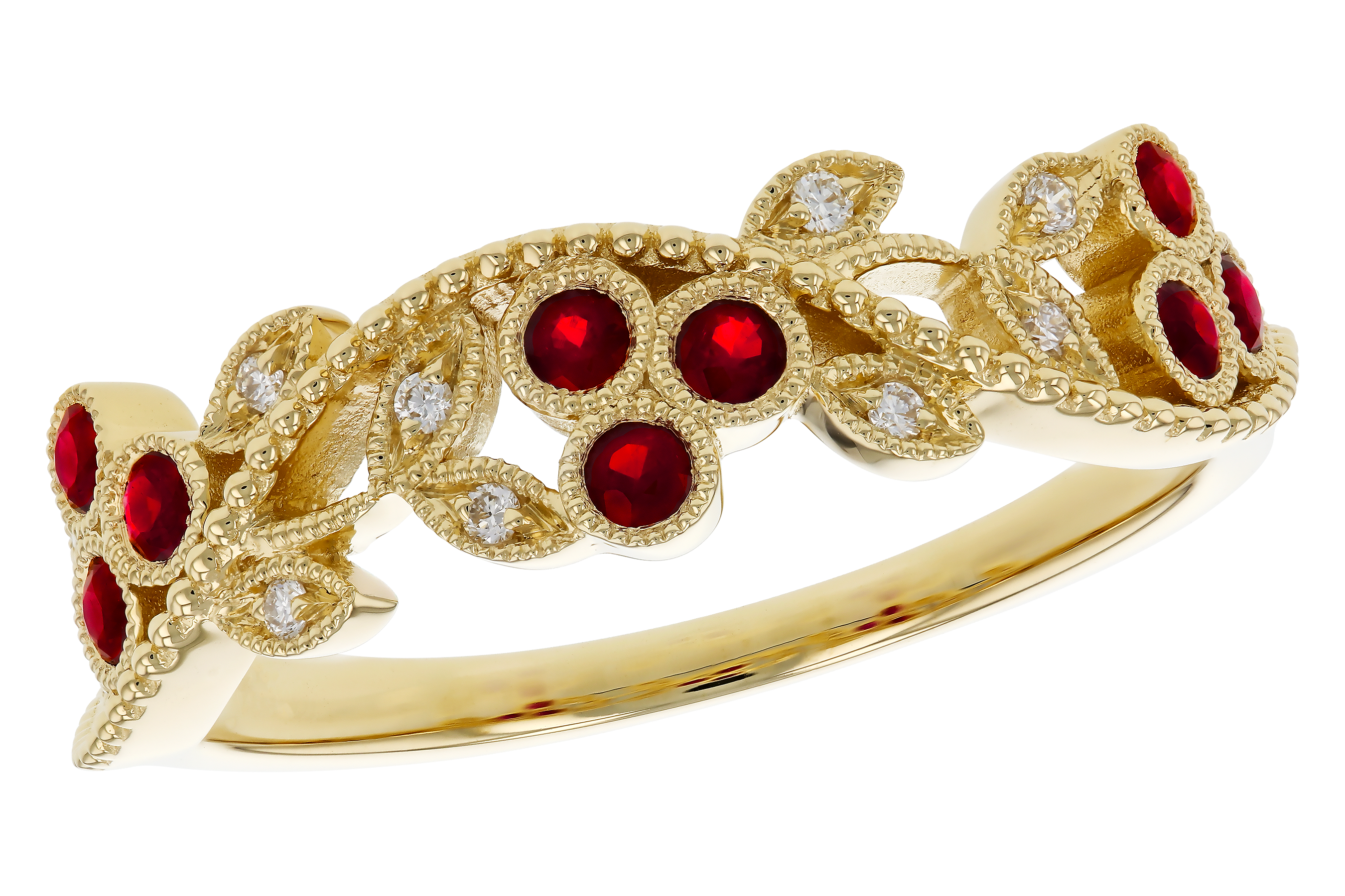 G283-90643: LDS DIA RG .22 RUBY TW .28 TGW