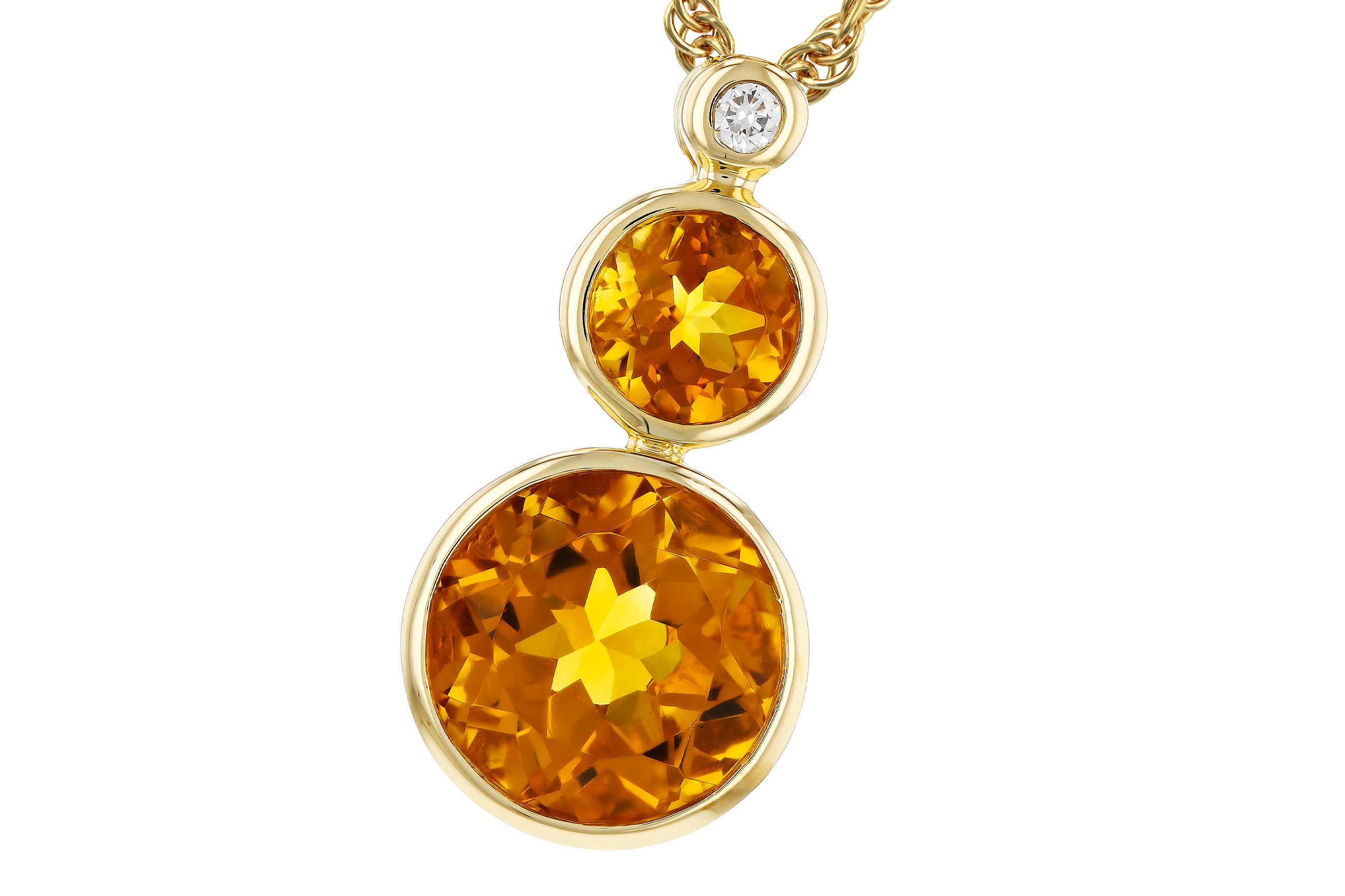 G284-73397: NECK 2.03 CITRINE 2.05 TGW (5MM / 8MM CIT)