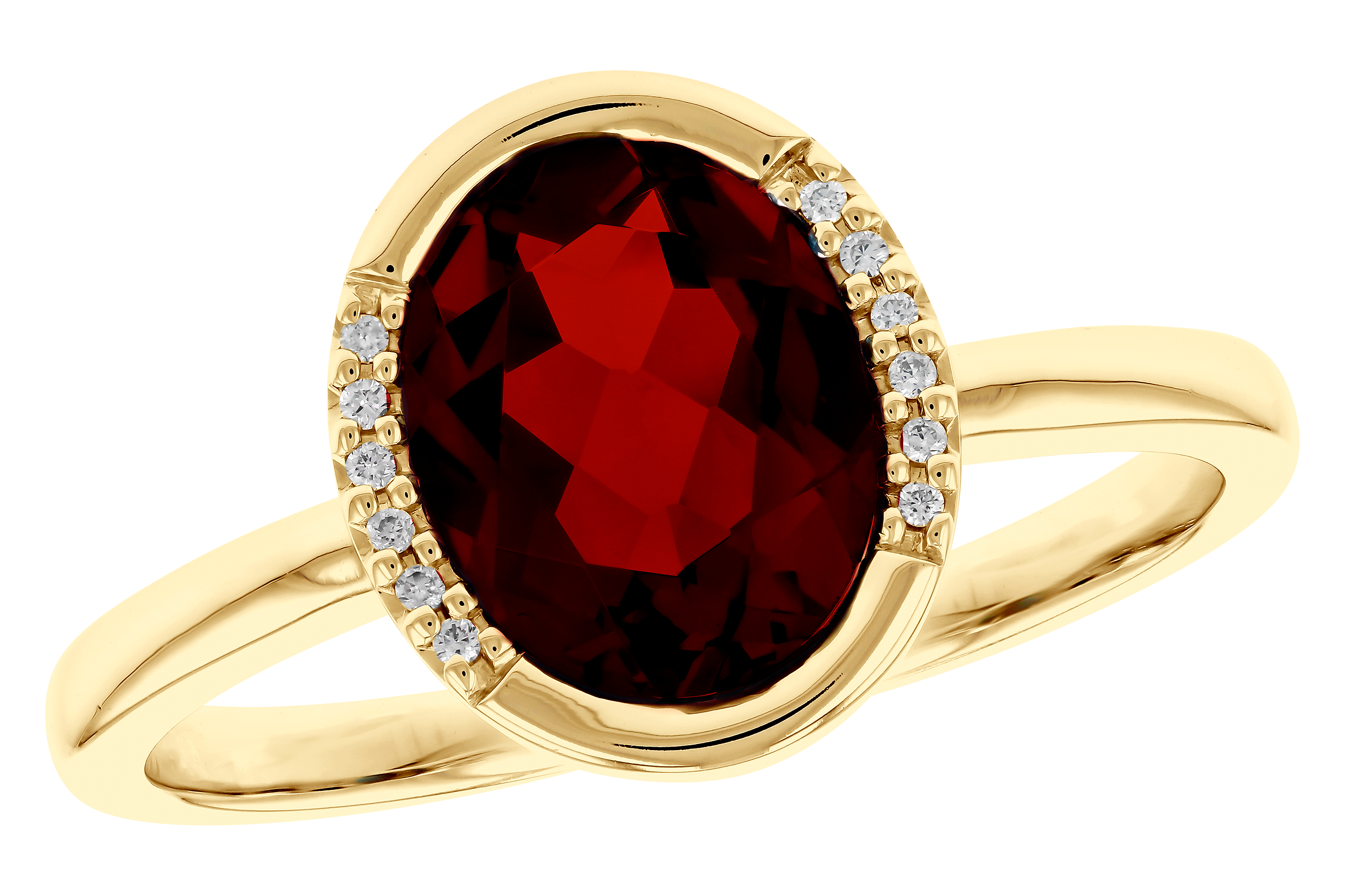 G284-74324: LDS RG 2.02 TW GARNET 2.05 TGW (9x7 GAR)