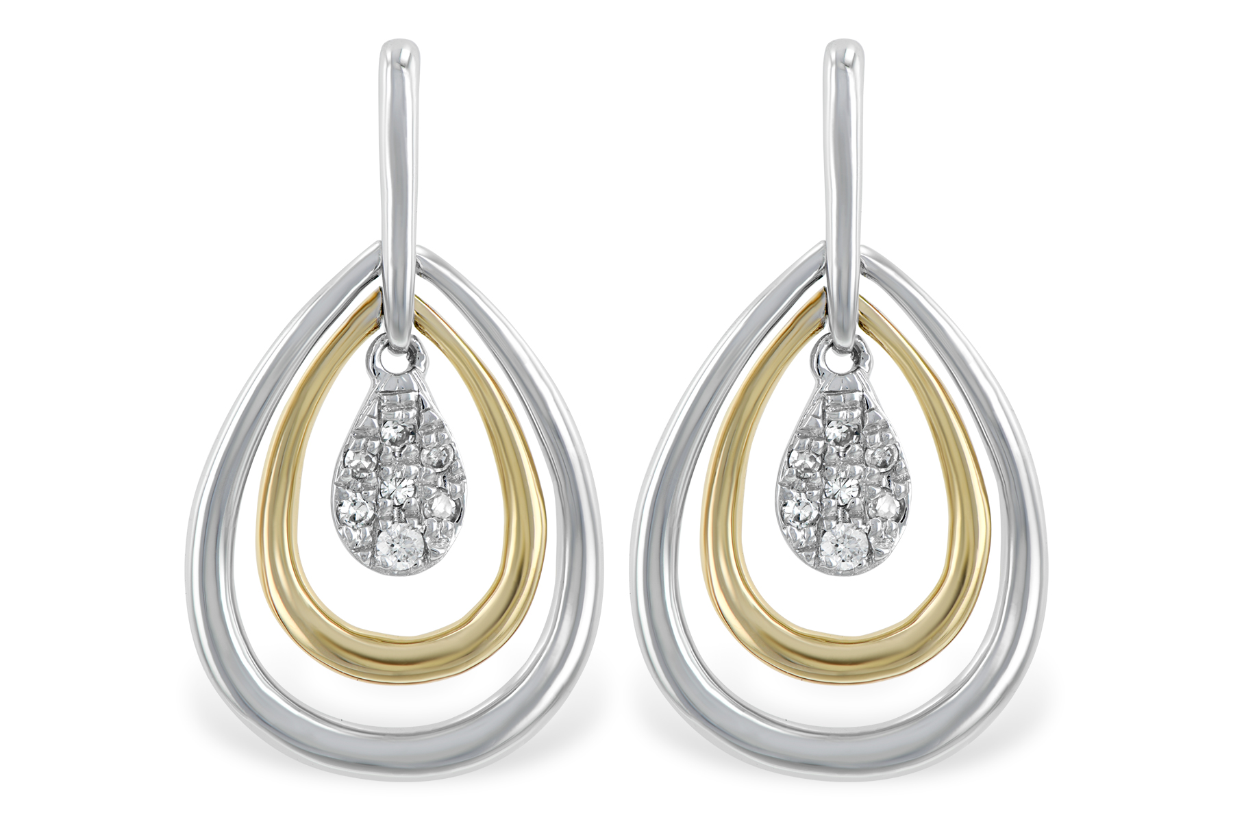 H192-95270: EARRINGS .06 TW