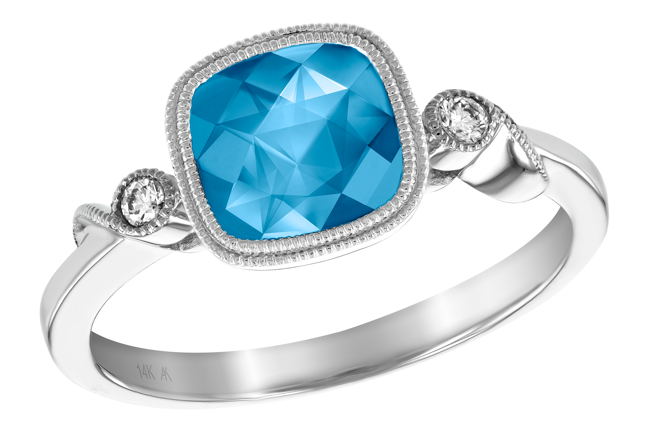 H195-70679: LDS RG 1.66 BLUE TOPAZ 1.71 TGW