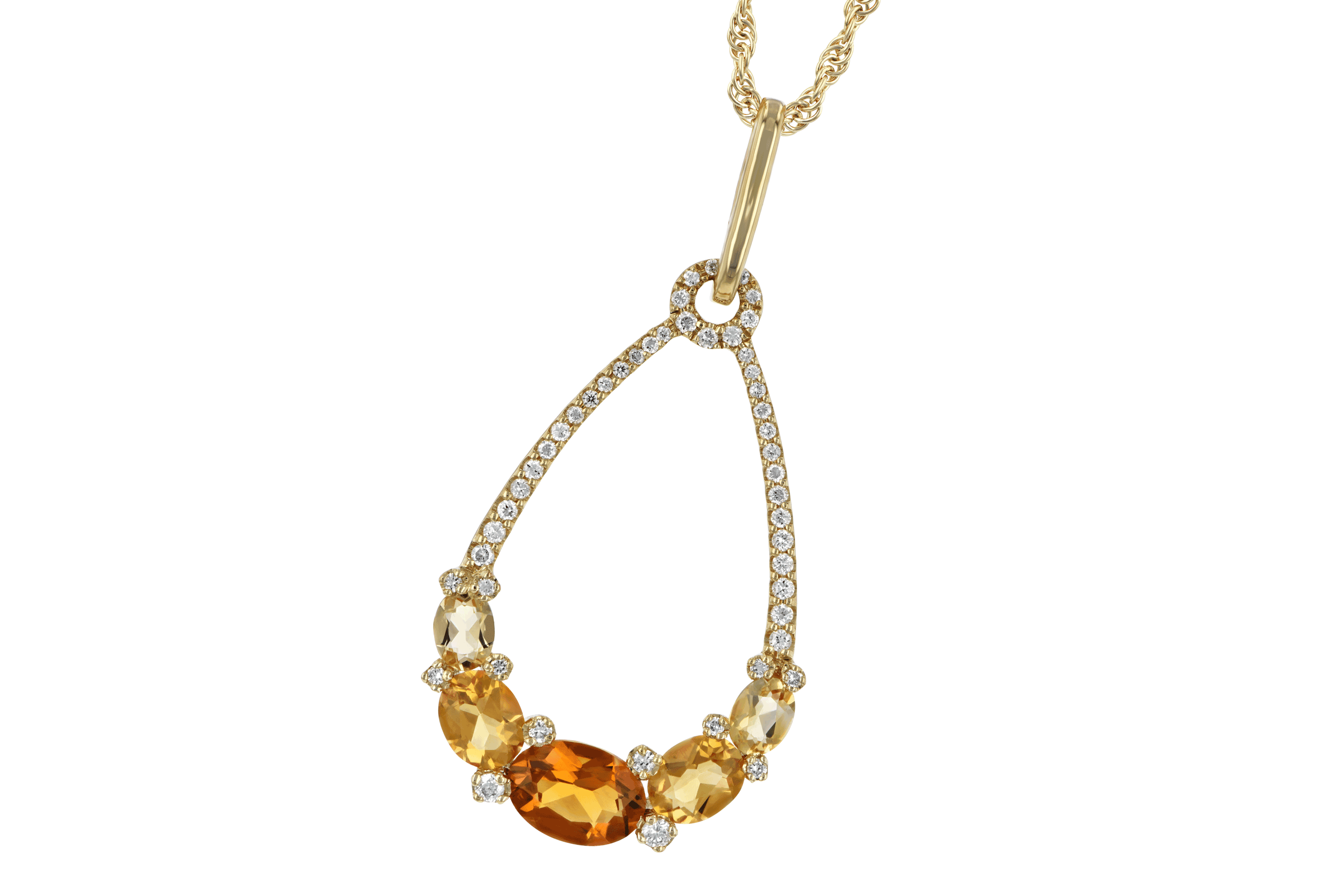 H197-49797: NECK 1.29 CITRINE 1.49 TGW