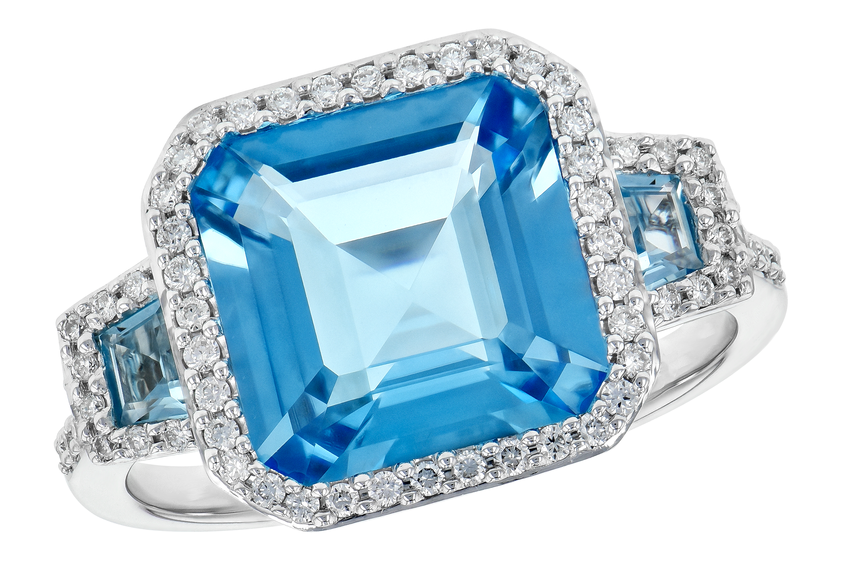 H199-35233: LDS RG 4.40 TW BLUE TOPAZ 4.60 TGW
