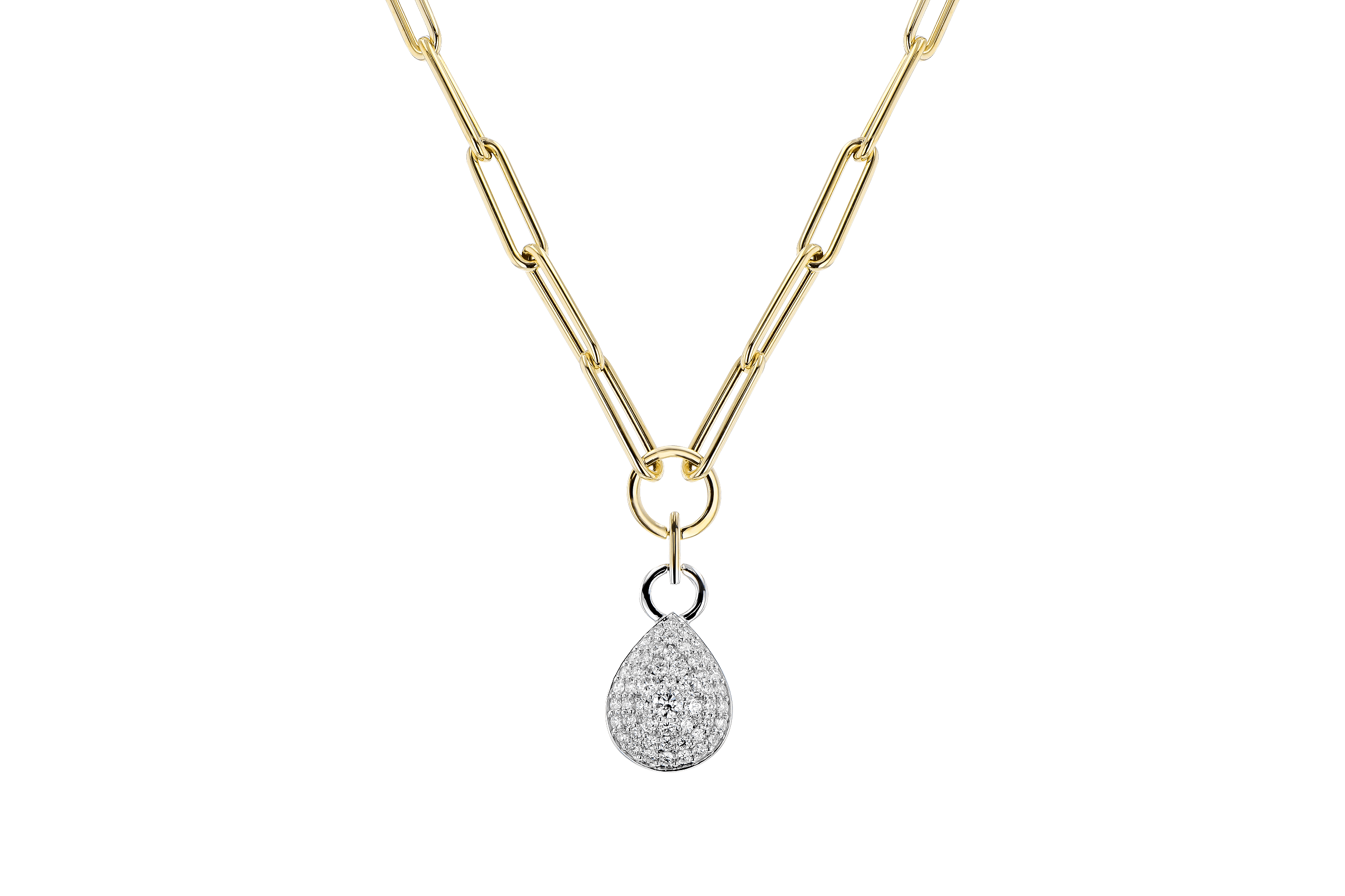 H282-91633: NECKLACE 1.26 TW (17 INCHES)
