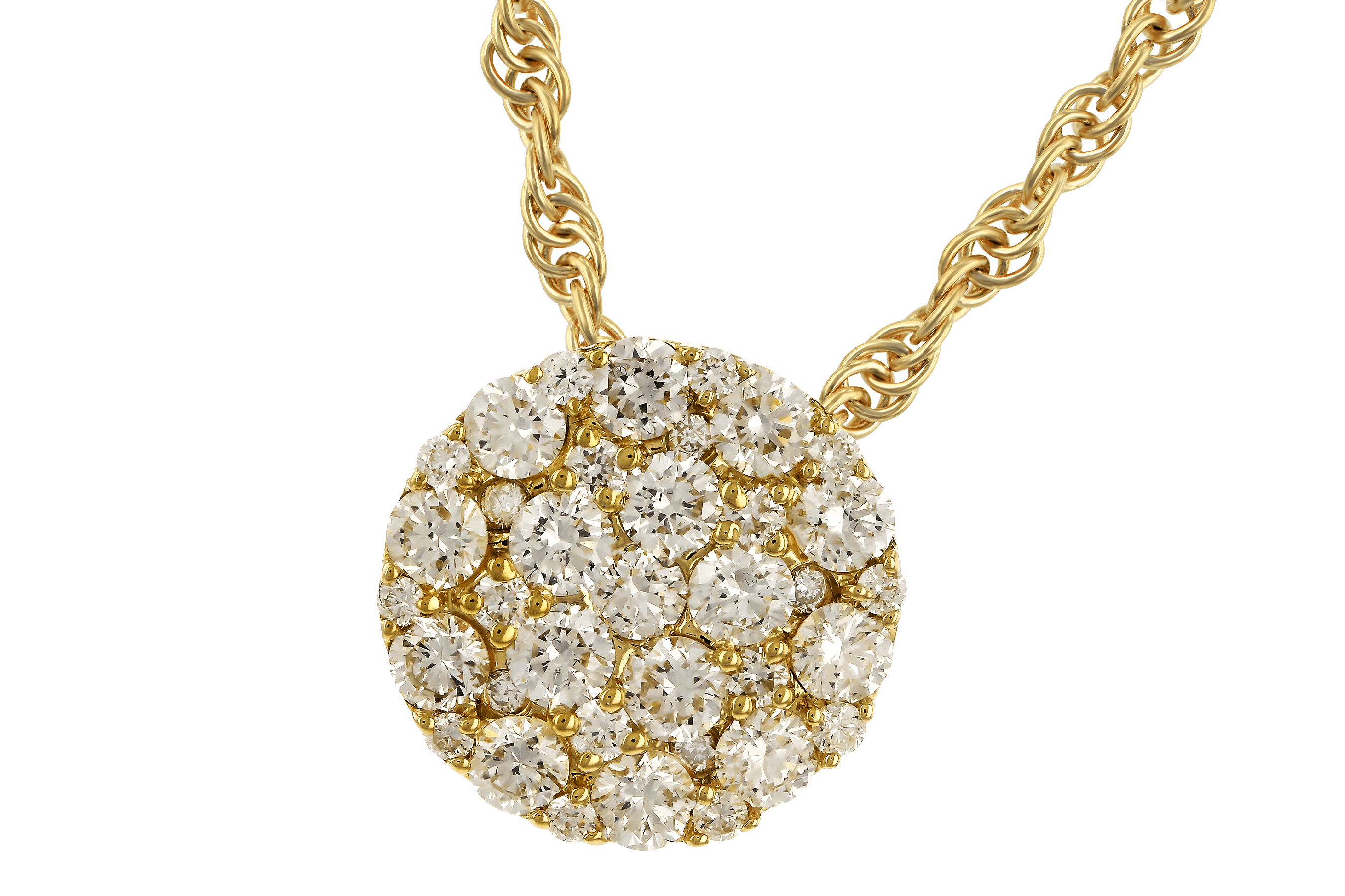 H283-82506: NECKLACE .50 TW