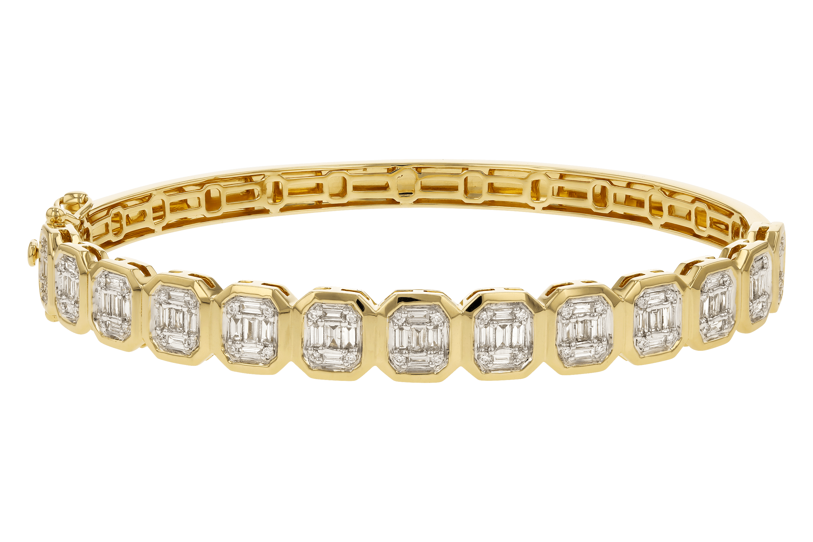 H283-82524: BANGLE .81 TW BAGUETTE 1.00 TW