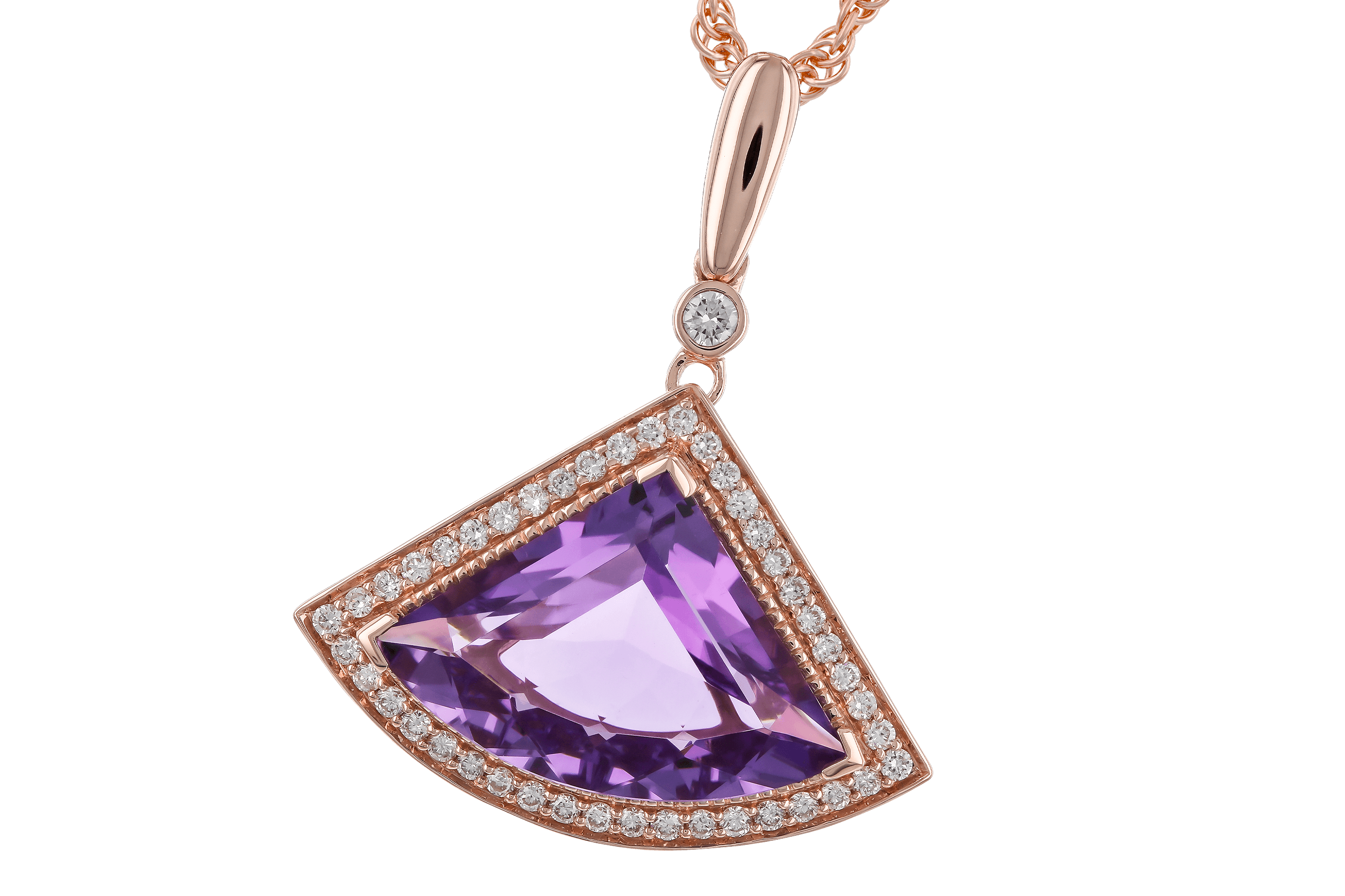 H283-84288: NECKLACE 2.80 AMETHYST 2.97 TGW