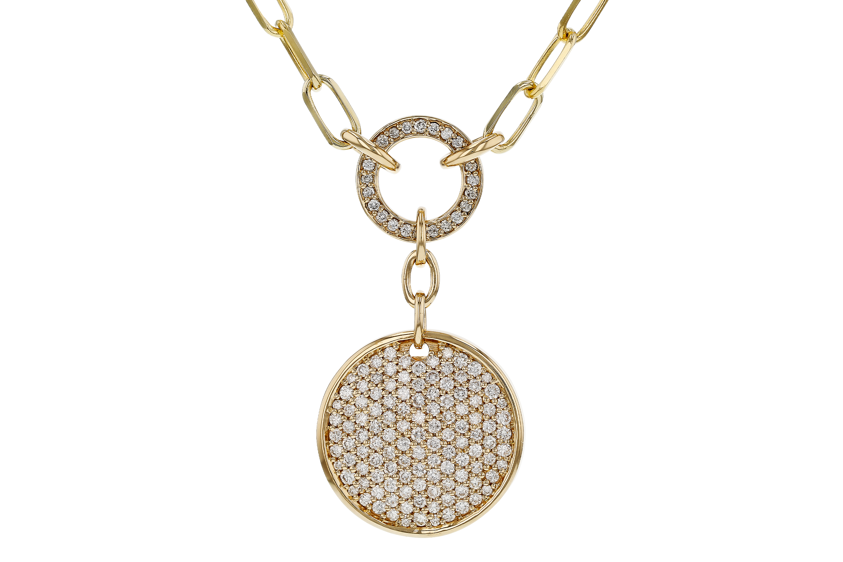 H283-84297: NECKLACE .92 TW (17")
