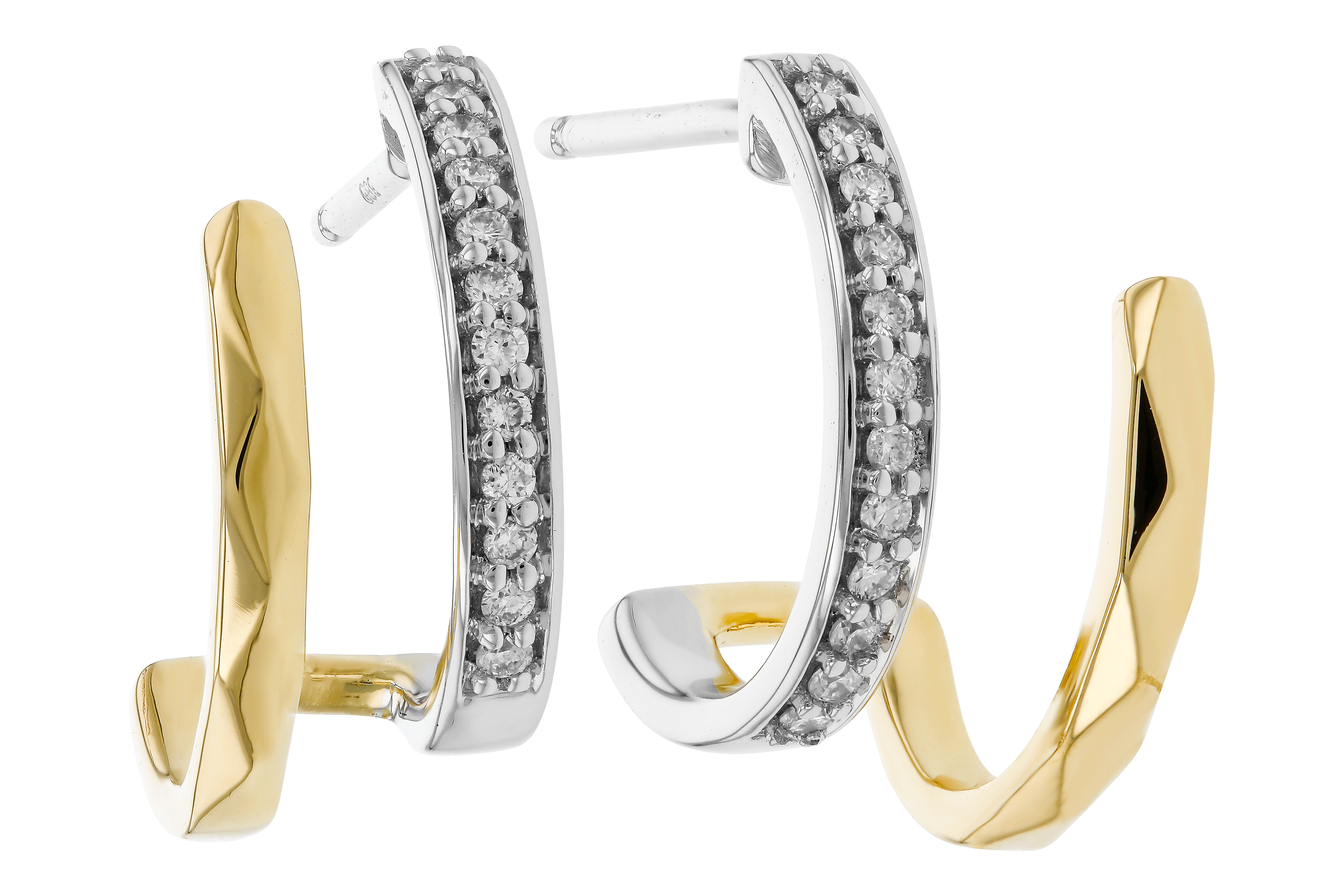 H283-86106: EARRINGS .12 TW