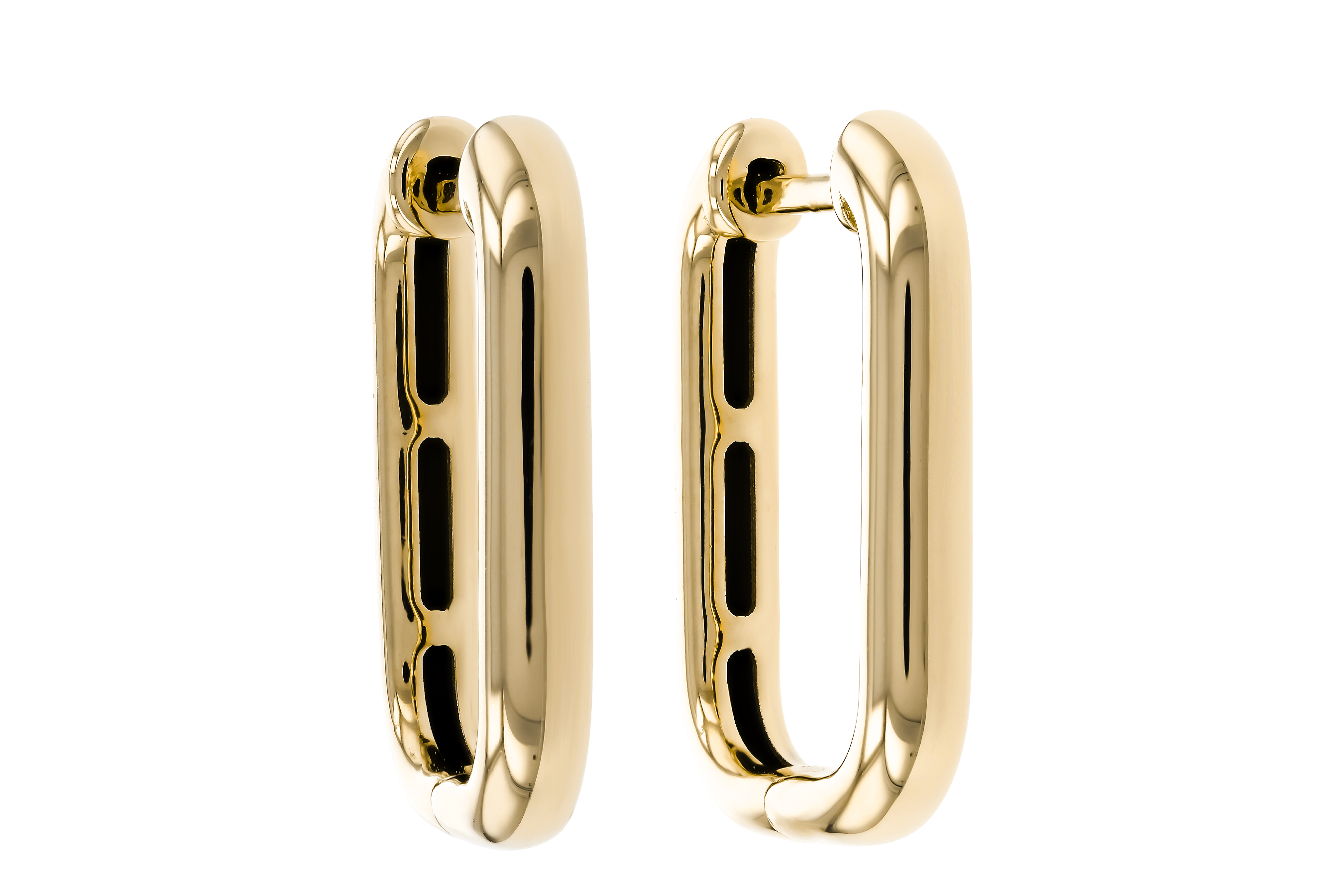 H283-87997: GOLD EARRINGS (18MM)