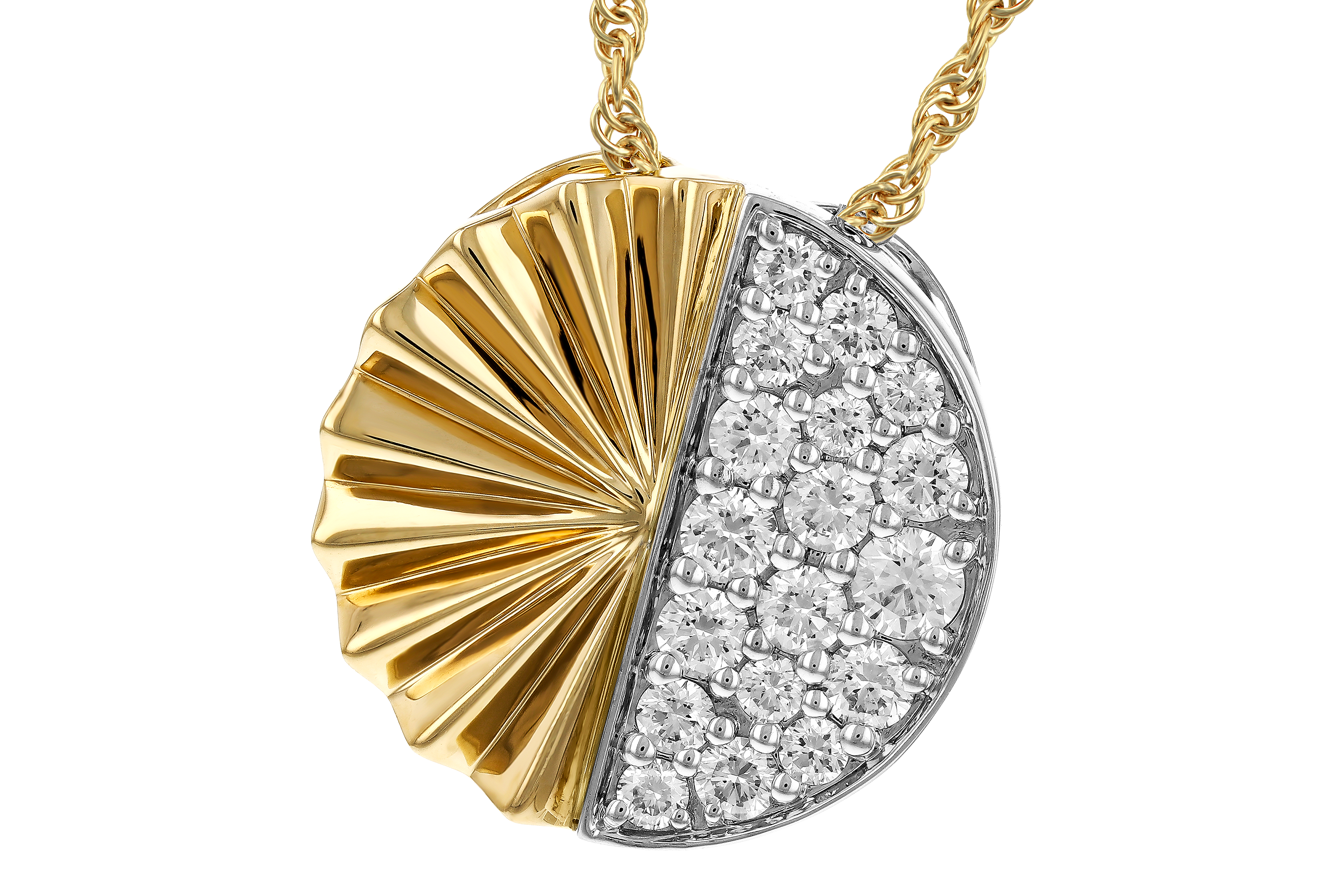 H283-88824: NECKLACE .50 TW