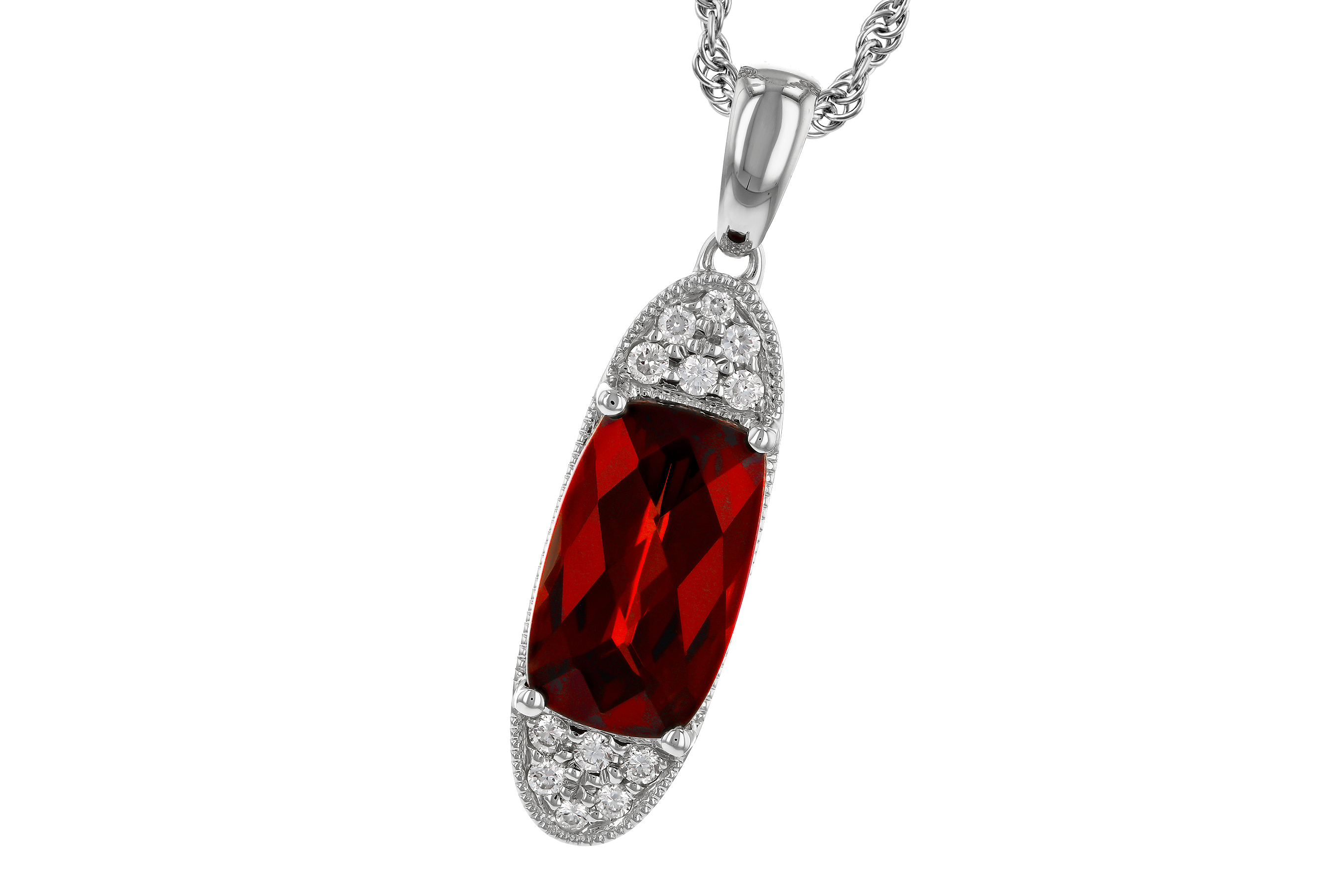 H283-88833: NECK 2.45 GARNET 2.55 TGW