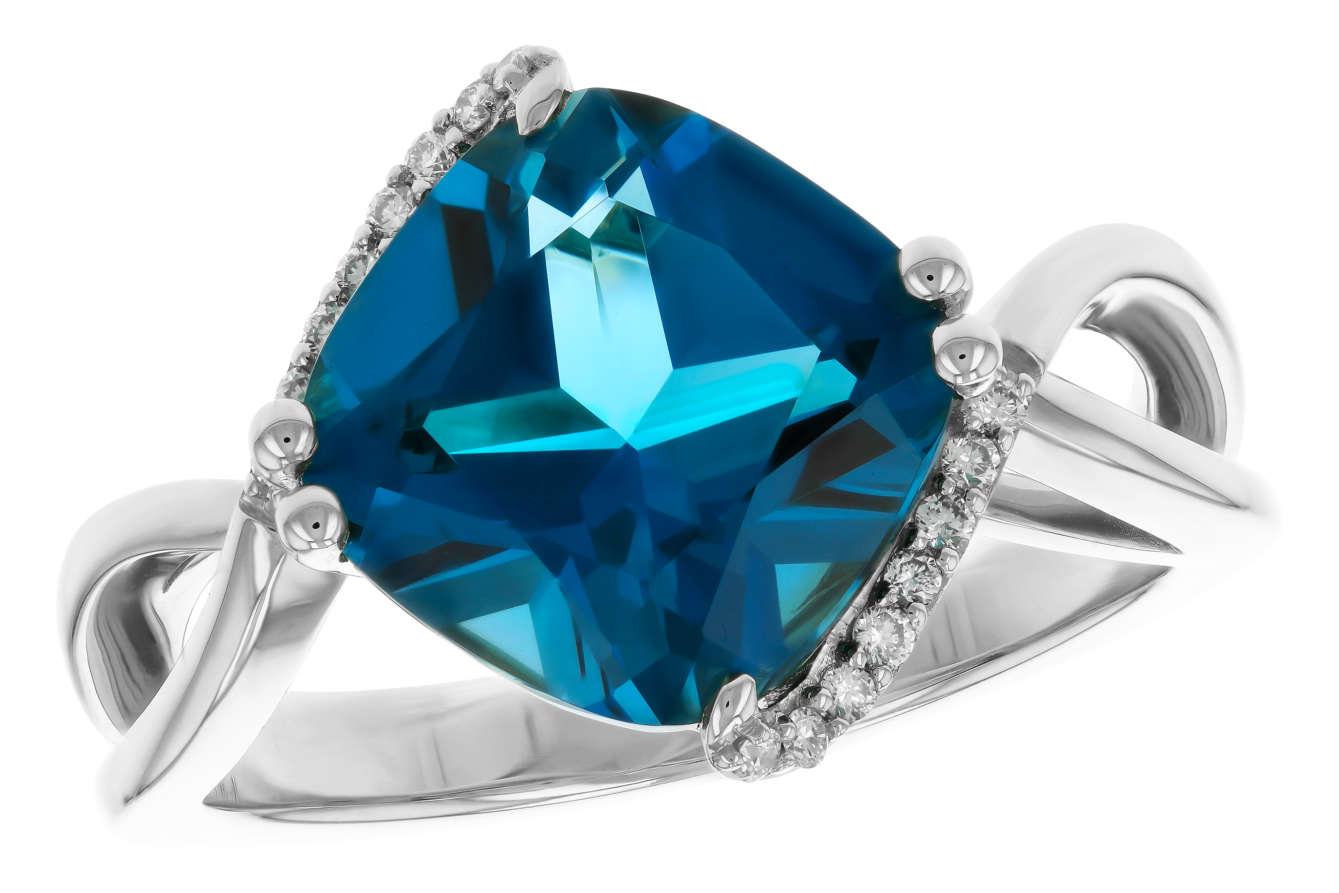 H283-88870: LDS RG 4.42 LONDON BLUE TOPAZ 4.50 TGW (10MM LBT)