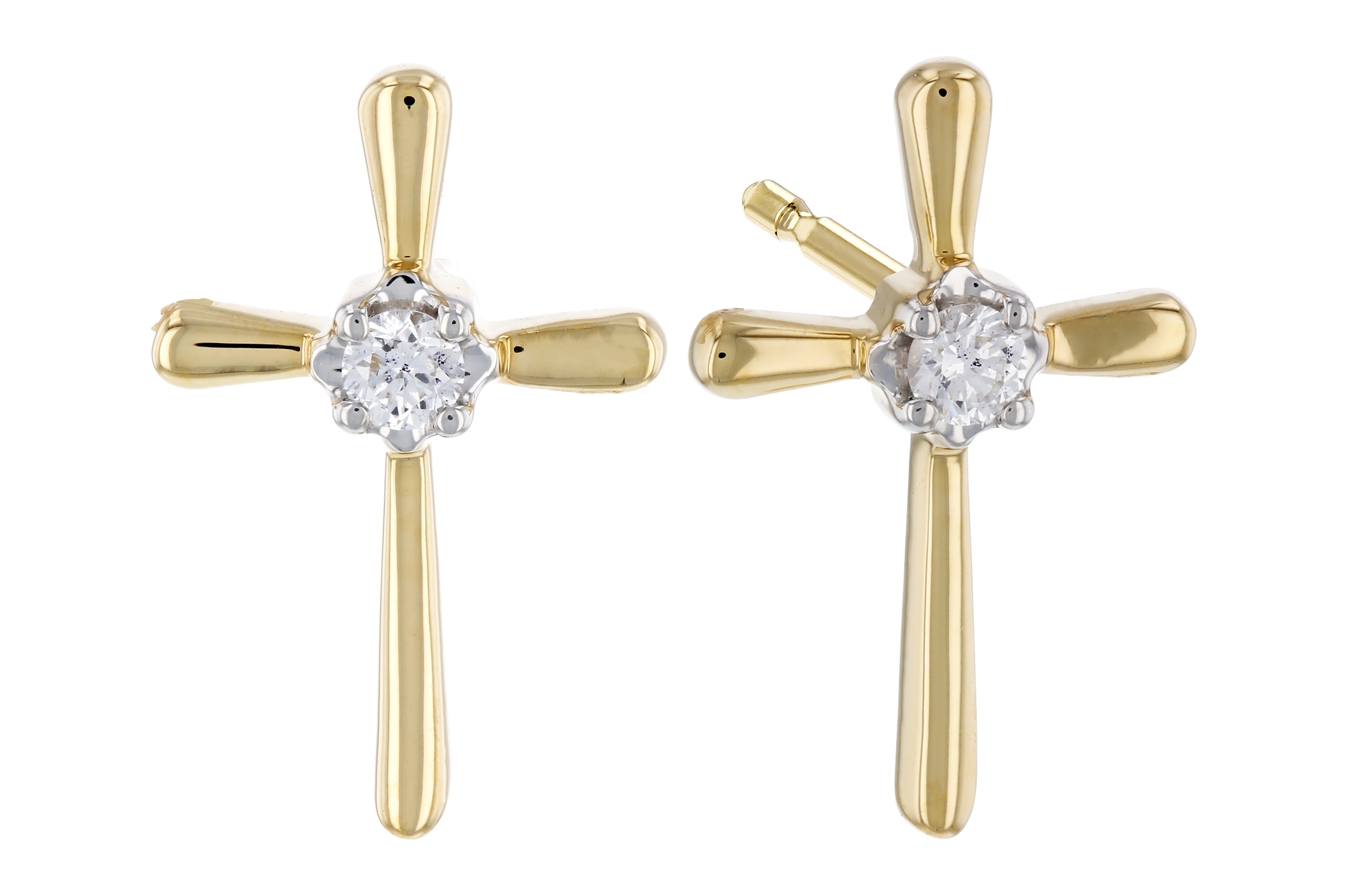 H284-74306: EARRINGS .04 TW