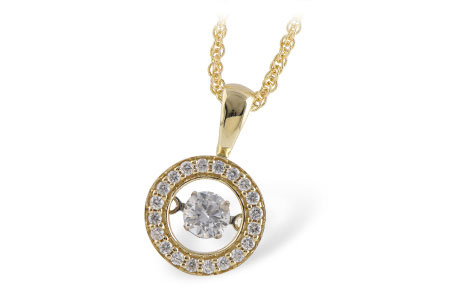 K195-71615: NECKLACE .33 TW