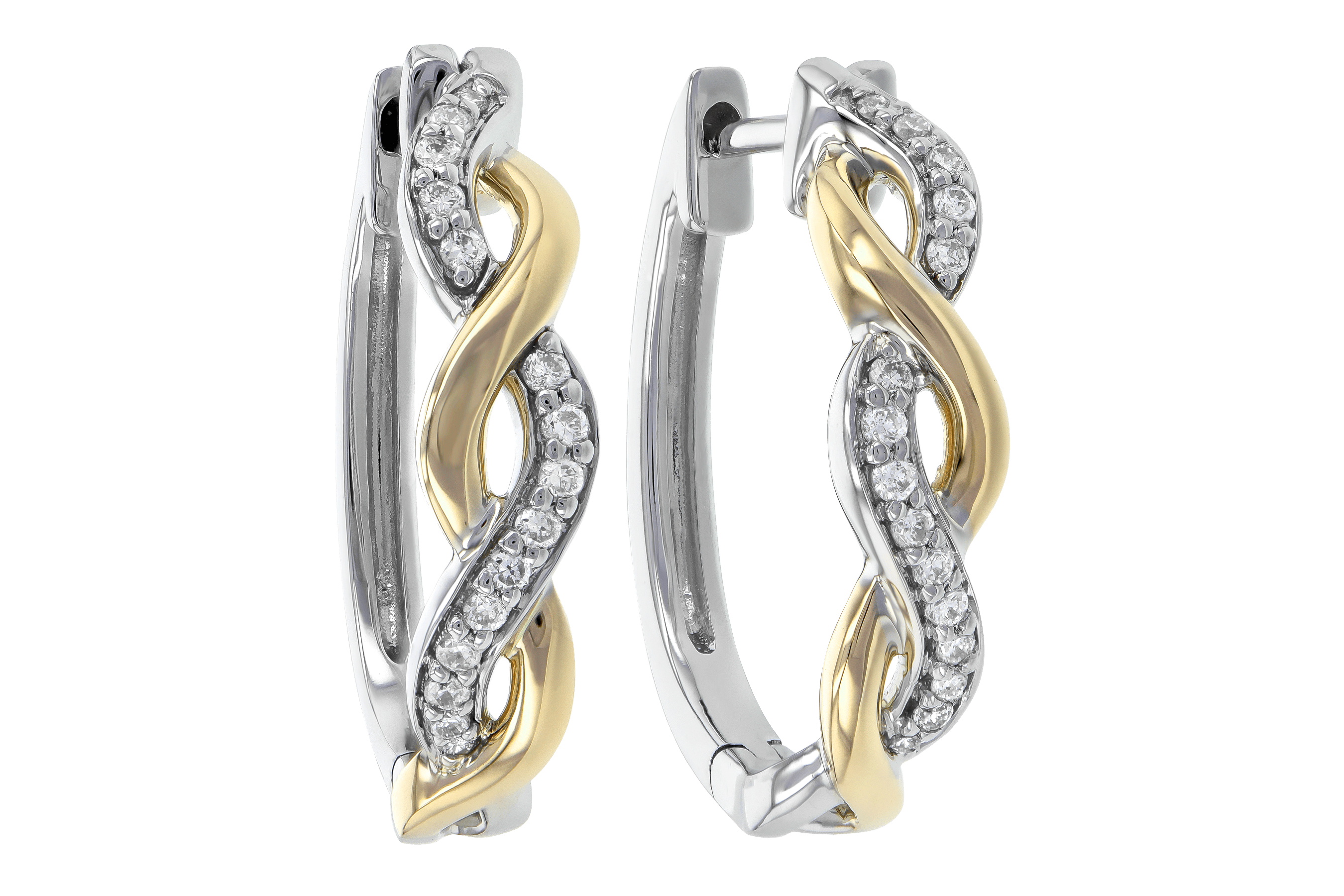 K198-37079: EARRINGS .15 TW