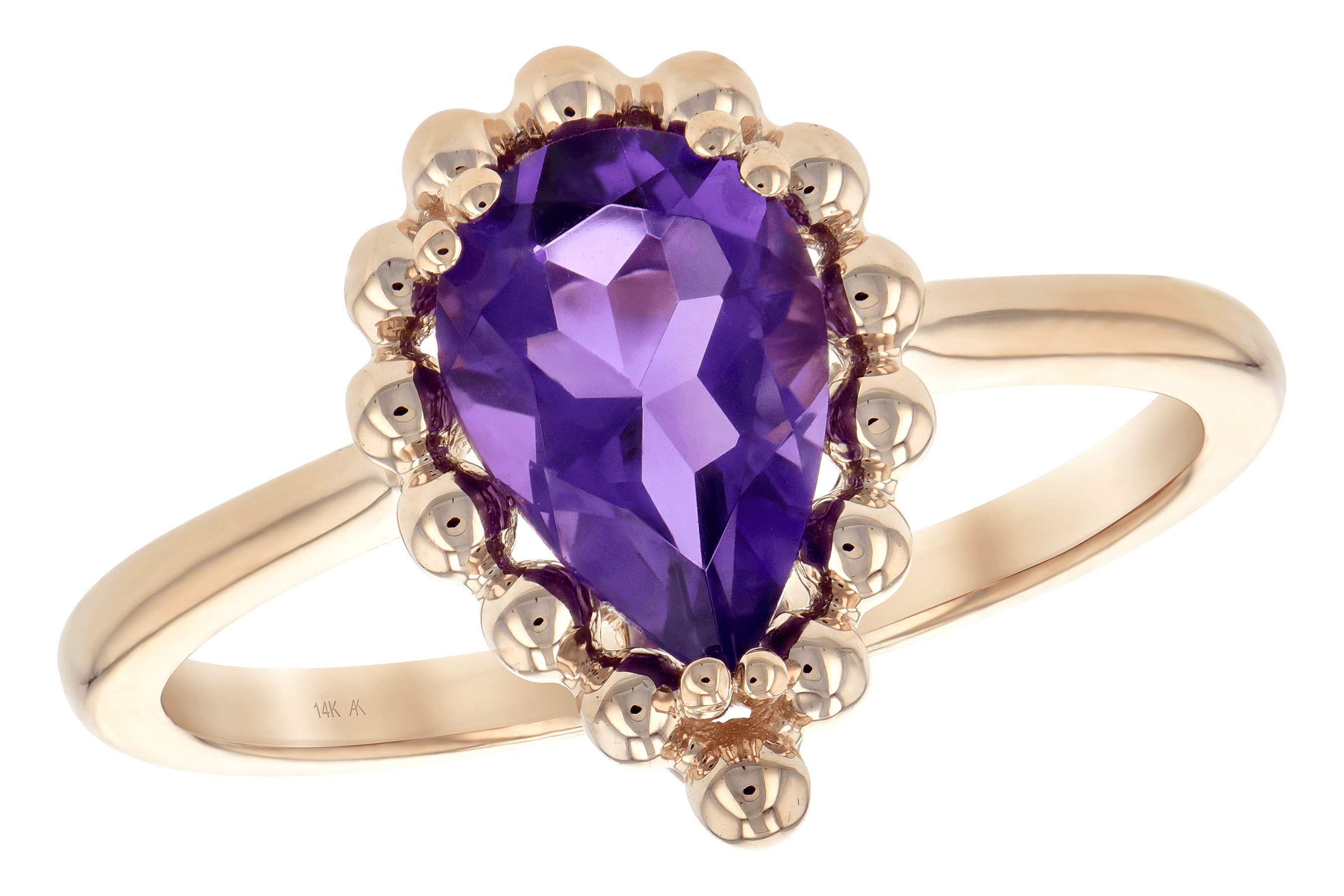 K198-40706: LDS RING 1.06 CT AMETHYST