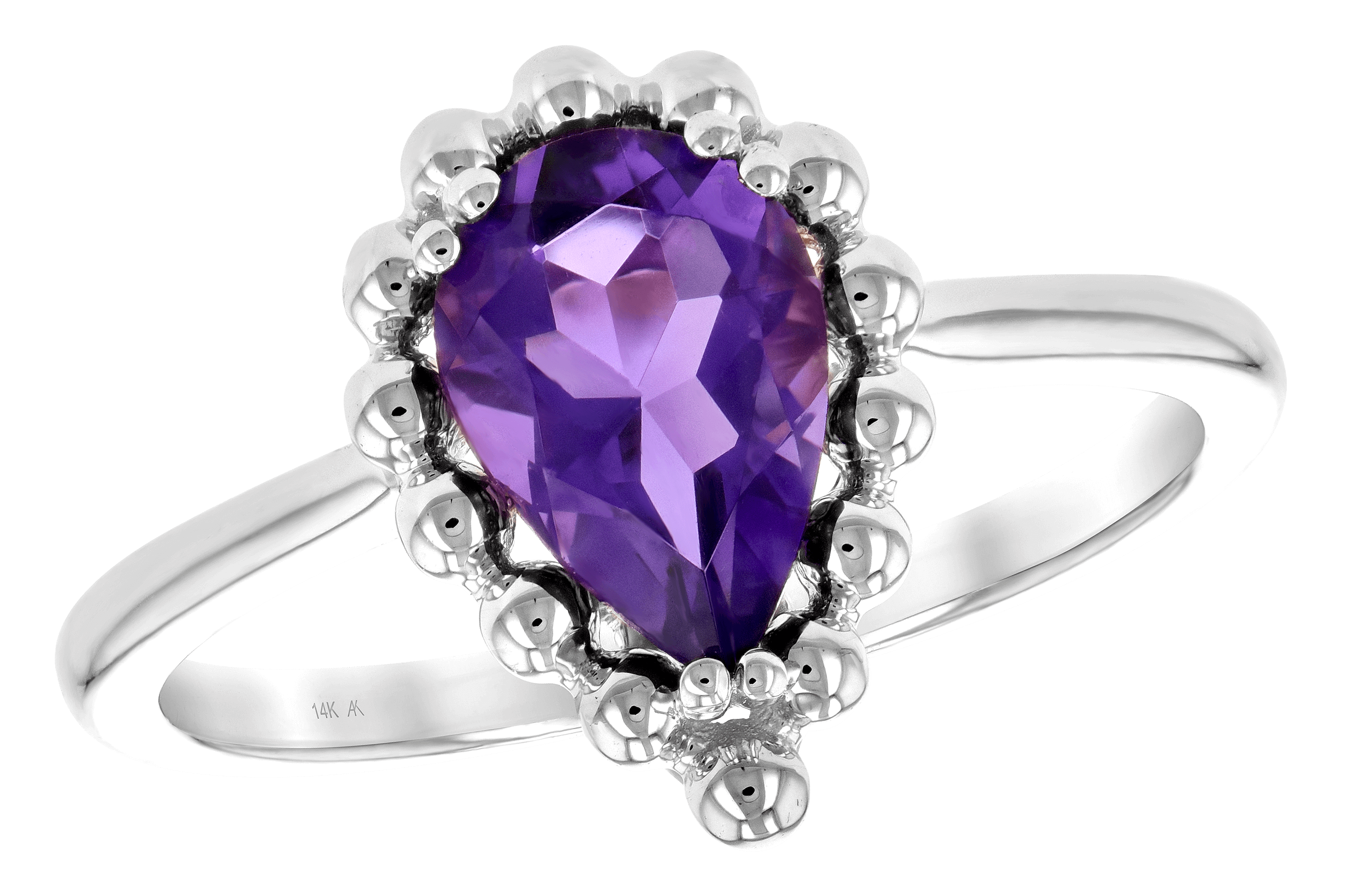 K198-40706: LDS RING 1.06 CT AMETHYST