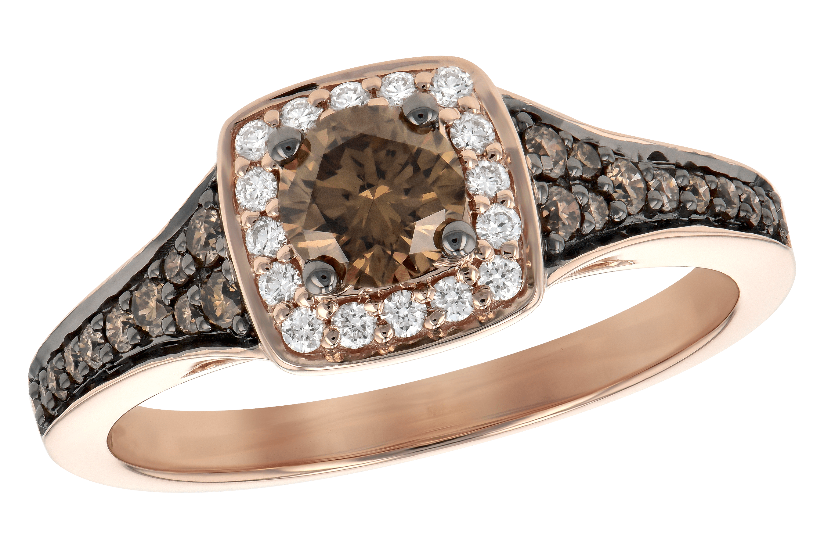 K199-32524: LDS RG .40 BROWN DIA CTR .70 TW