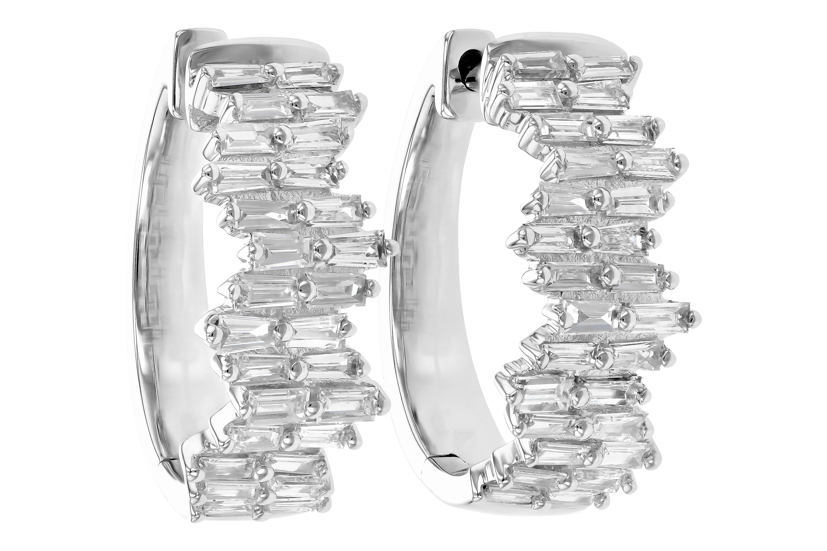 K199-32533: EARR .70 TW BAGUETTE DIAS