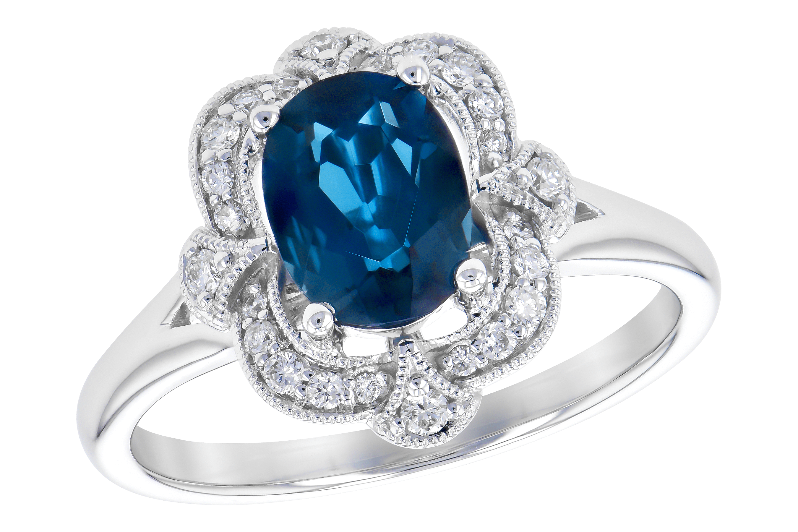 K282-07033: LDS RG 1.35 LONDON BLUE TOPAZ 1.50 TGW