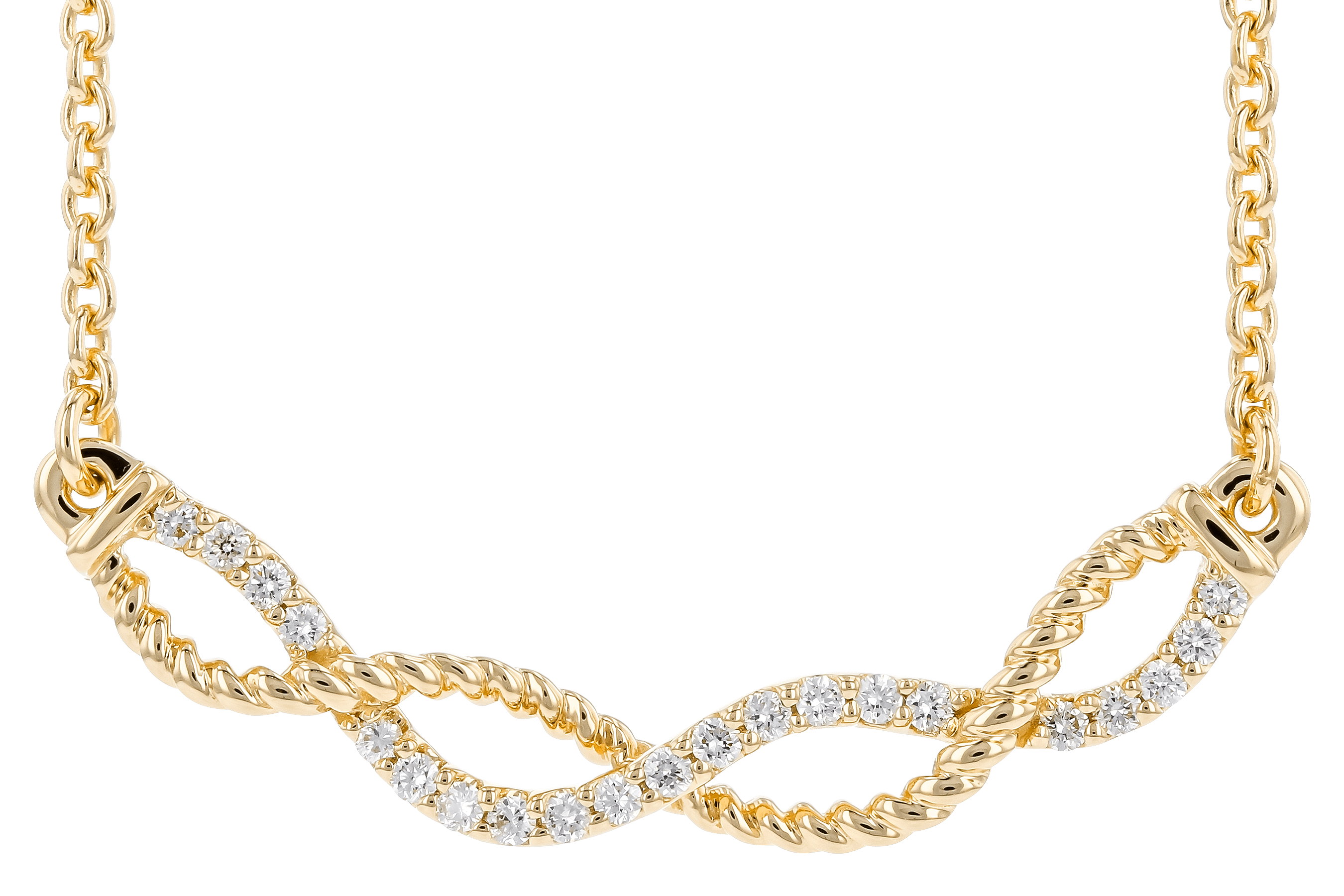 K282-92506: NECKLACE .12 TW (18")