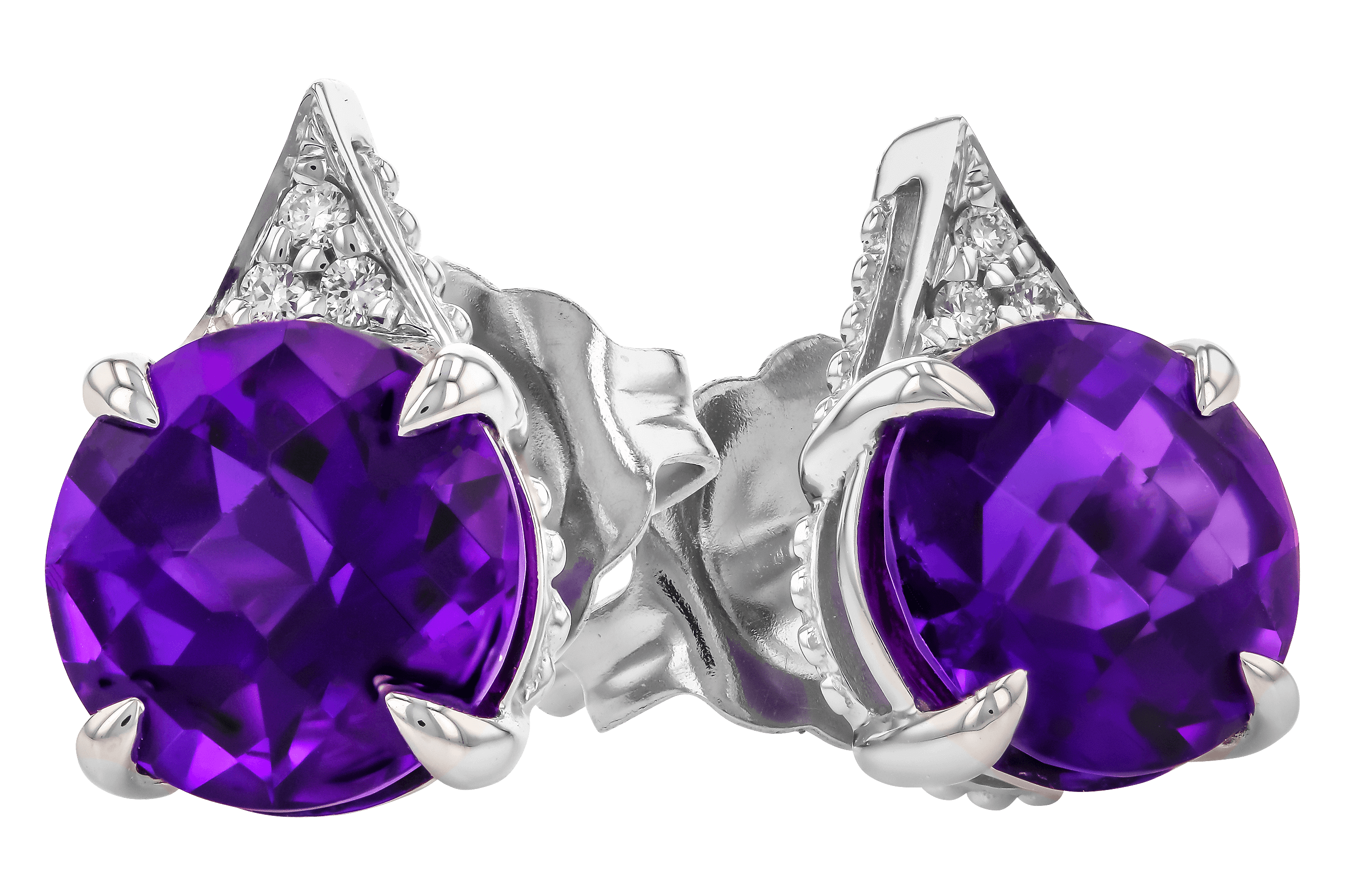 K282-99797: EARR 1.33 TW AMETHYST 1.35 TGW (6MM RD)