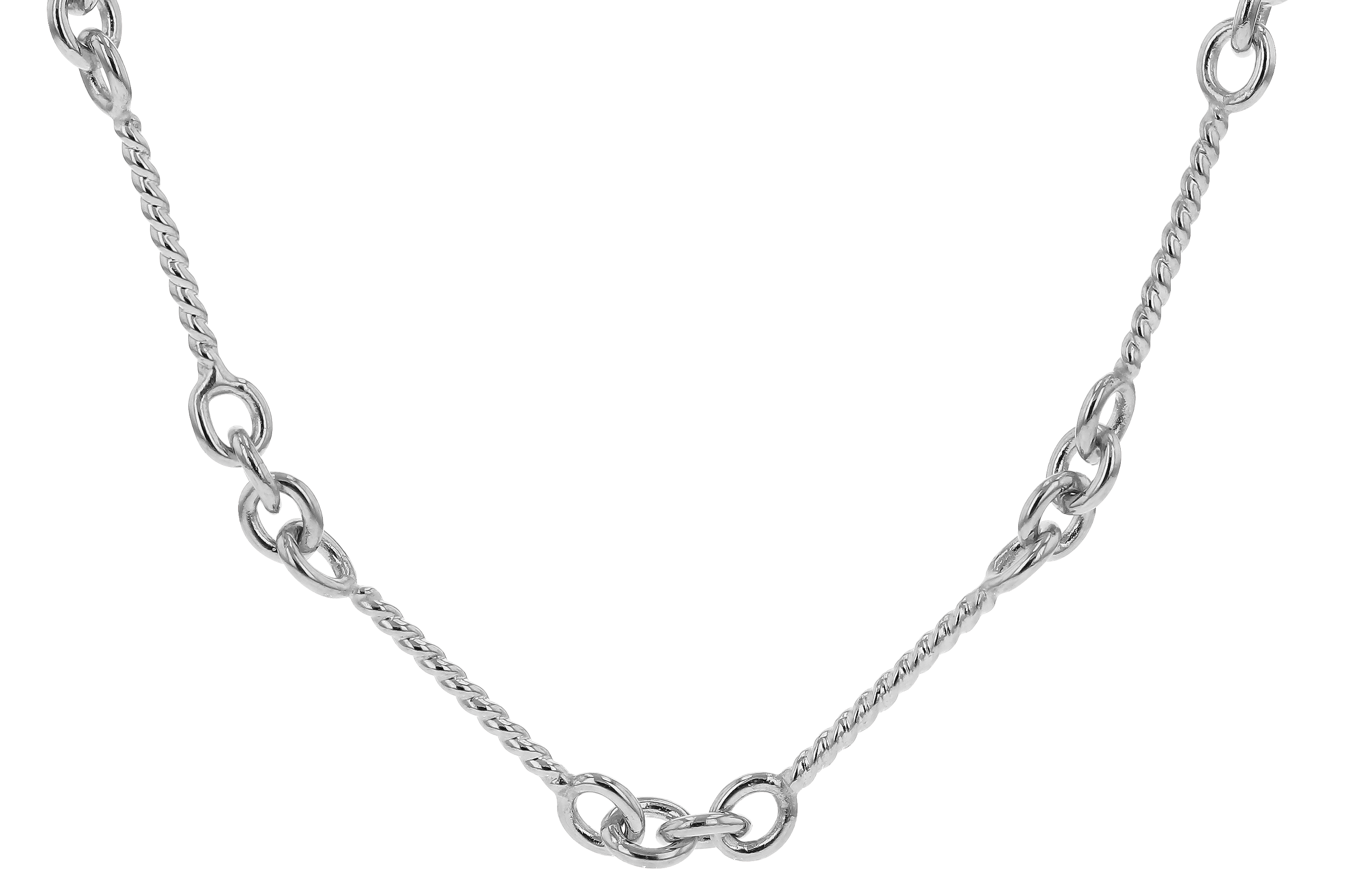 K283-82470: TWIST CHAIN (7", 0.8MM, 14KT, LOBSTER CLASP)