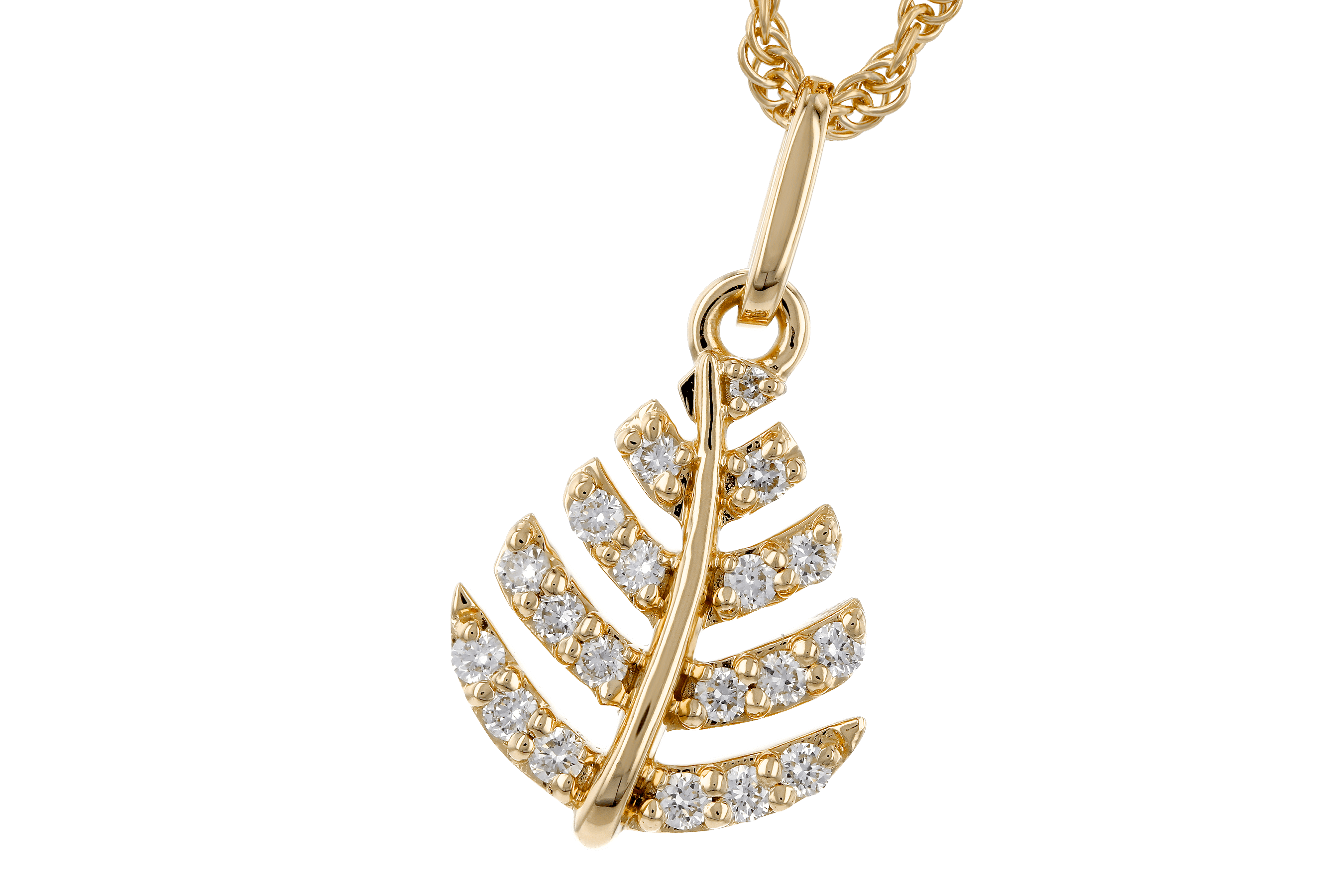 K283-84361: NECKLACE .15 TW