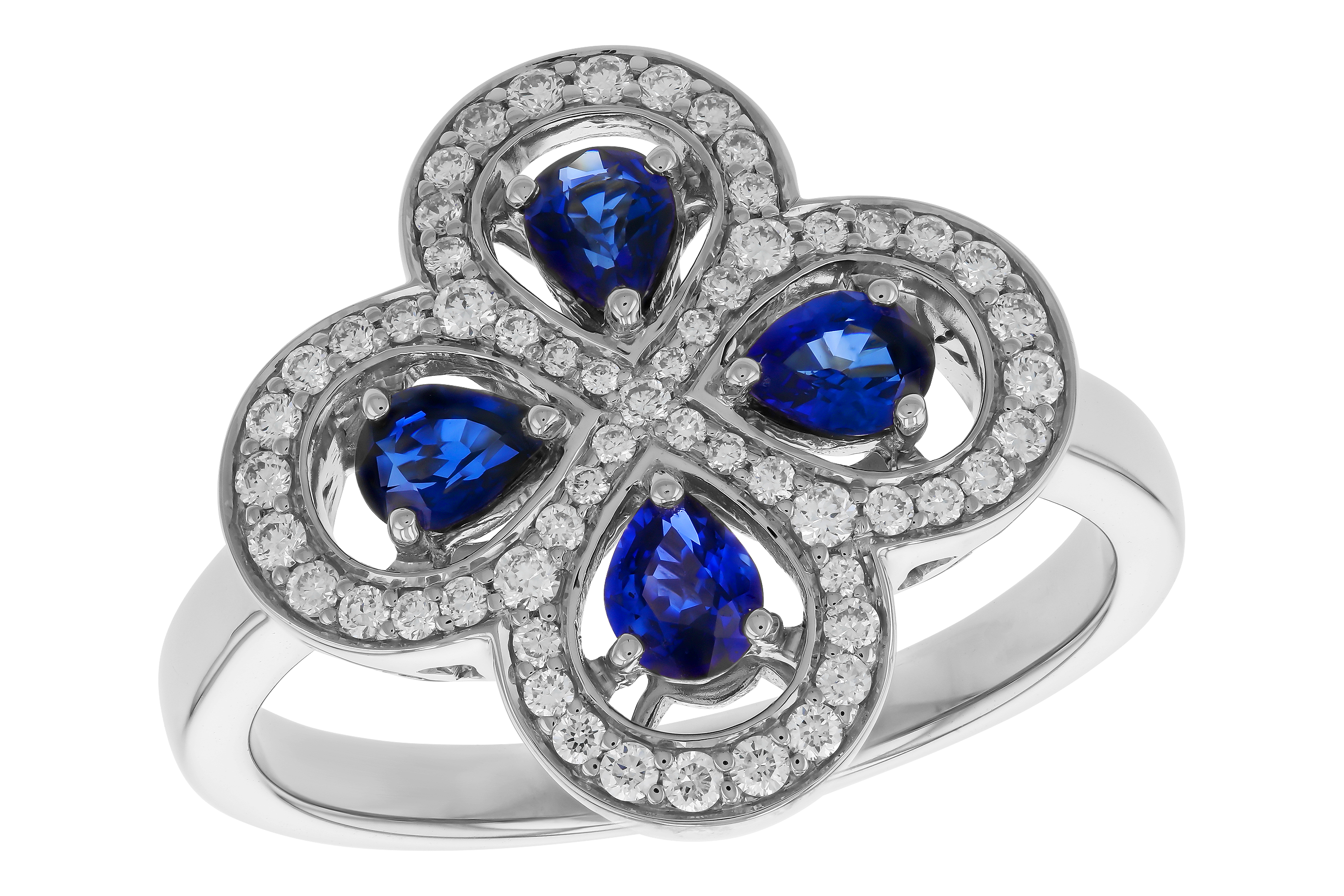 K283-87961: LDS RG .68 TW SAPPHIRE .96 TGW