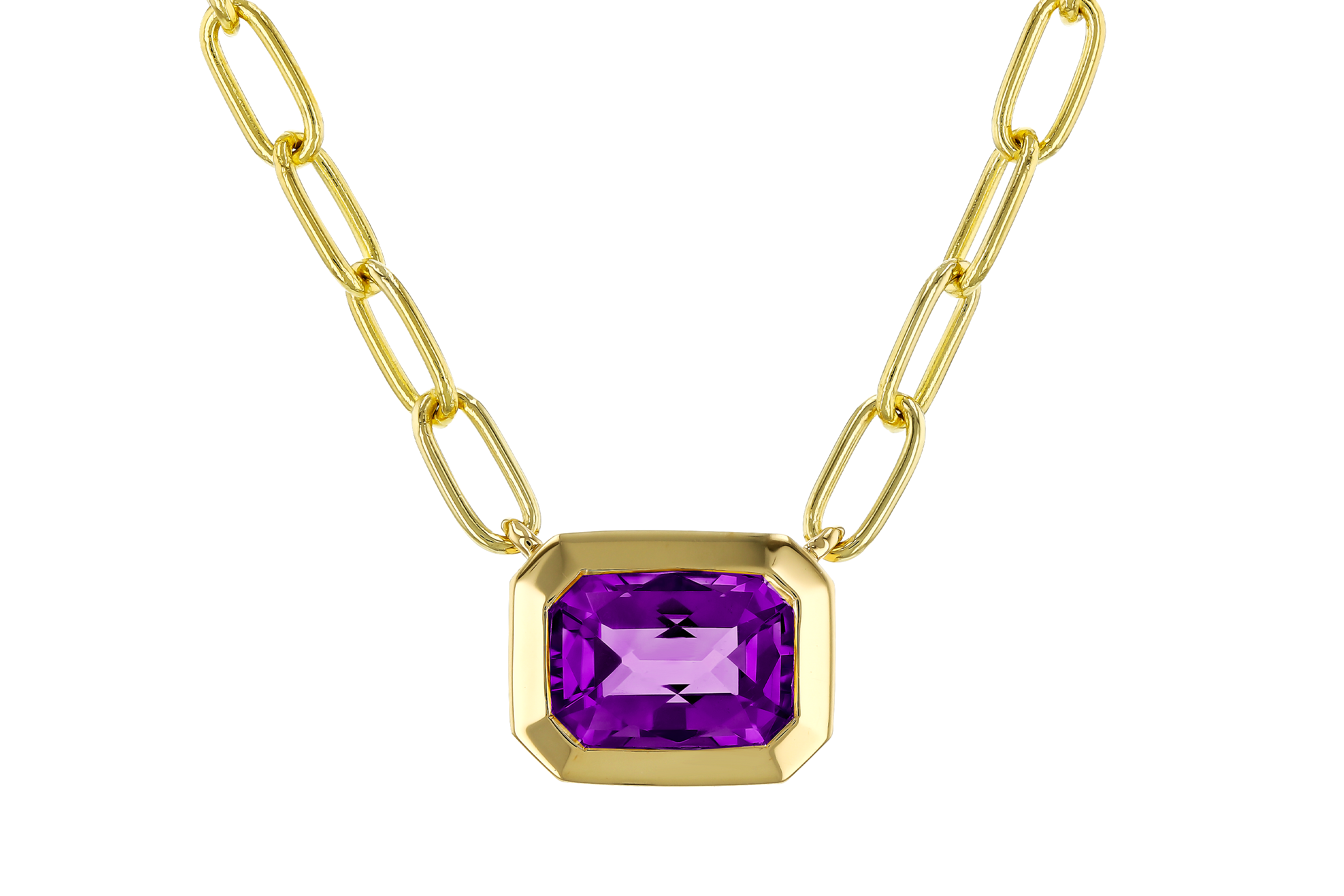 K283-87988: NECKLACE .82 AMETHYST (18")