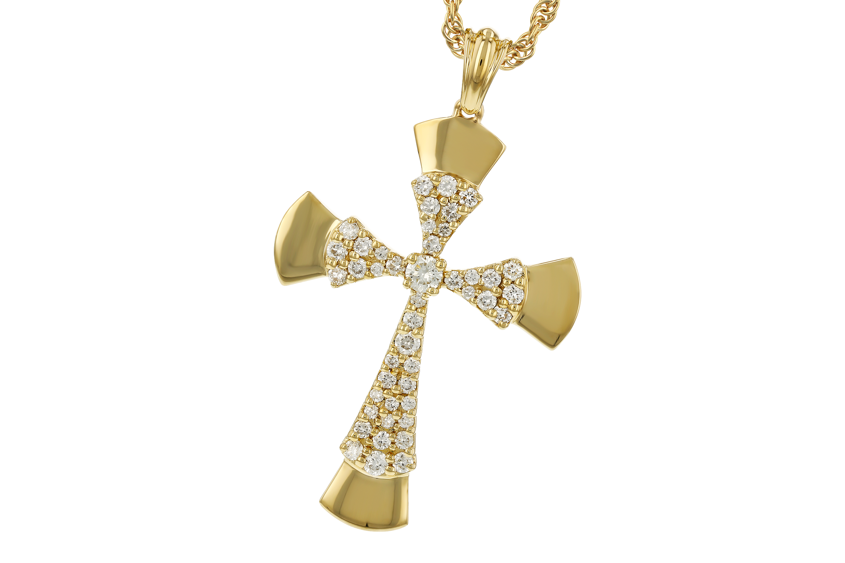 K283-88861: NECKLACE .36 TW