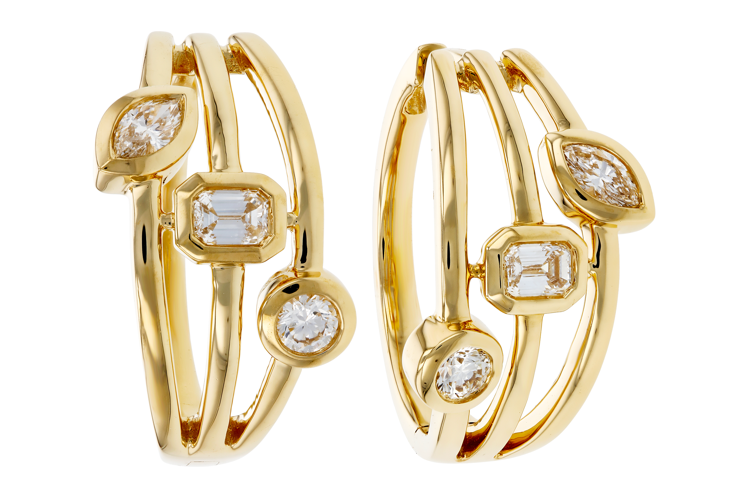 K284-74333: EARRINGS .45 TW (BR/EC/MQ)